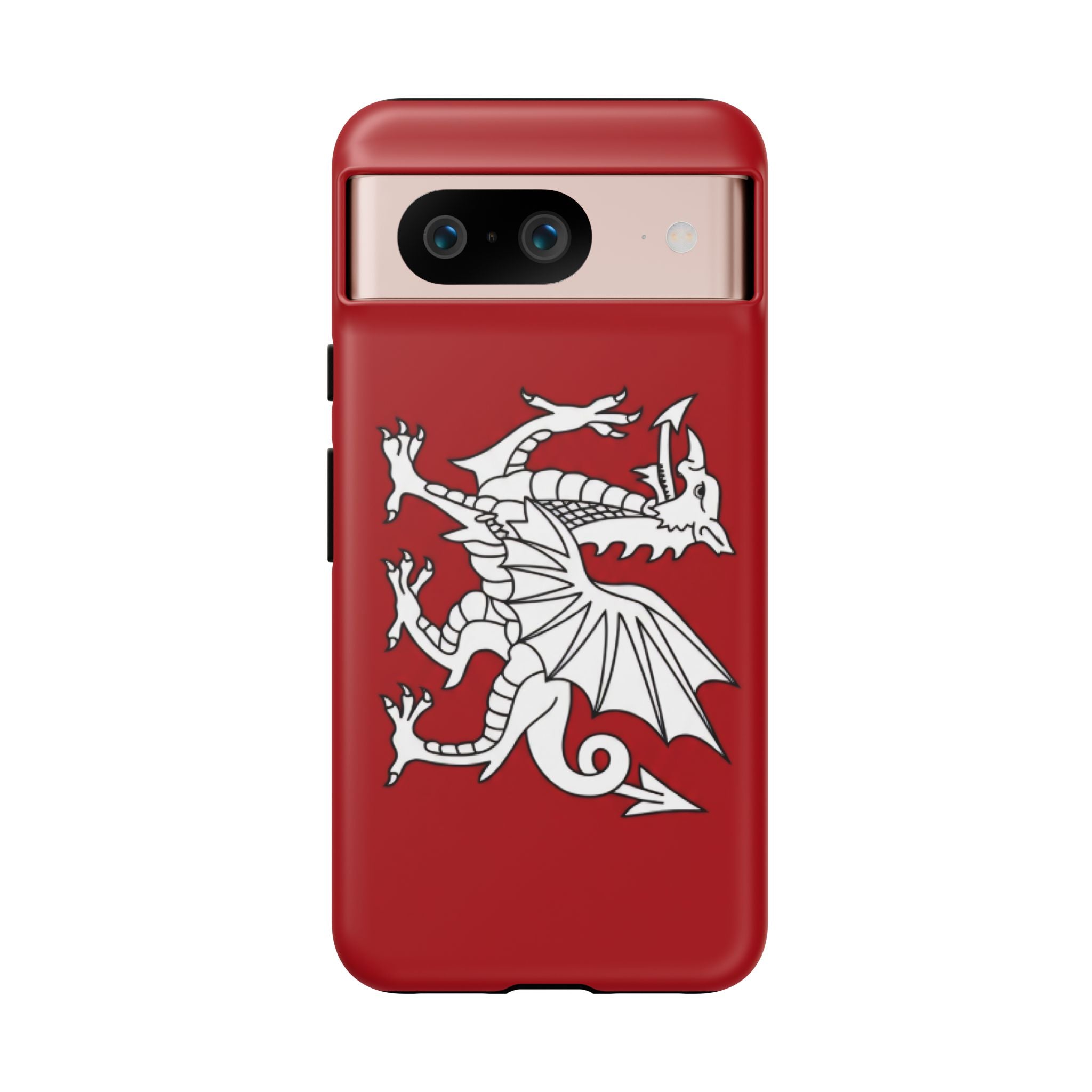 White Wessex Dragon Phone Case — Anglo-Saxon Emblem Phone Cover