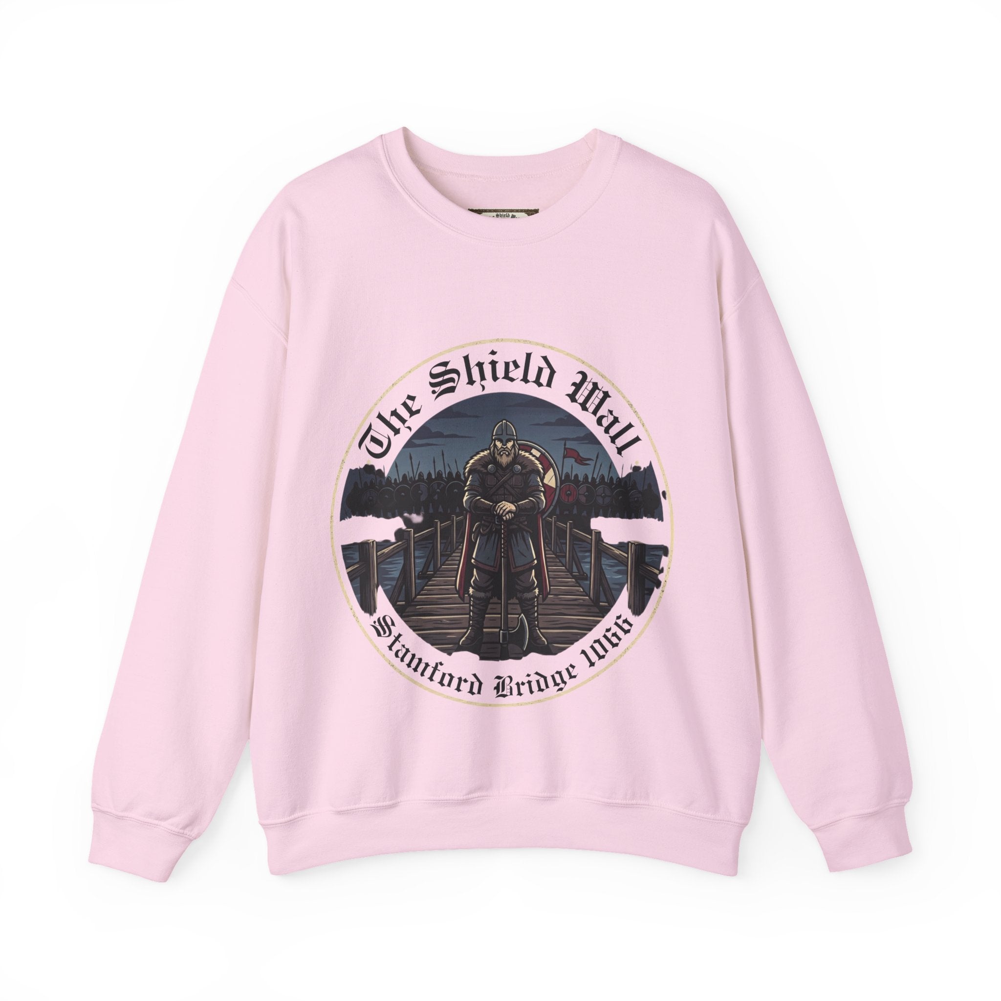 Viking Shield Wall Crewneck Sweatshirt | Unisex Adults | Stamford Bridge 1066