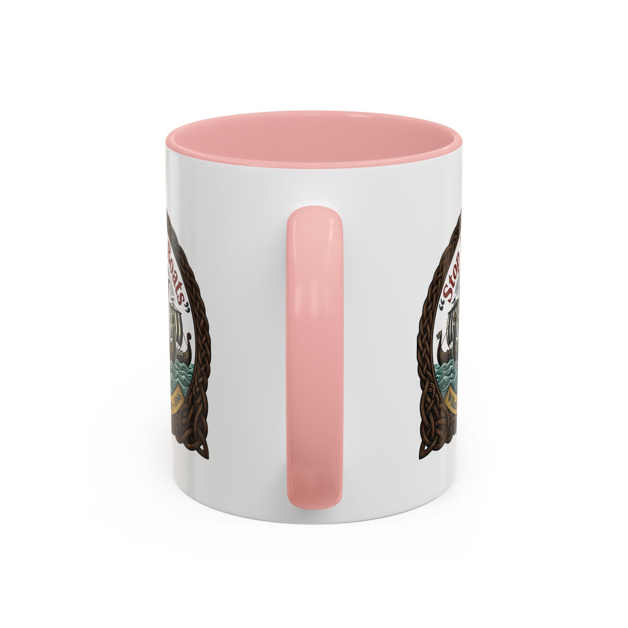 "Stop the Boats" Norman Protest Accent Coffee Mug — William the Bastard 1066 — 11oz