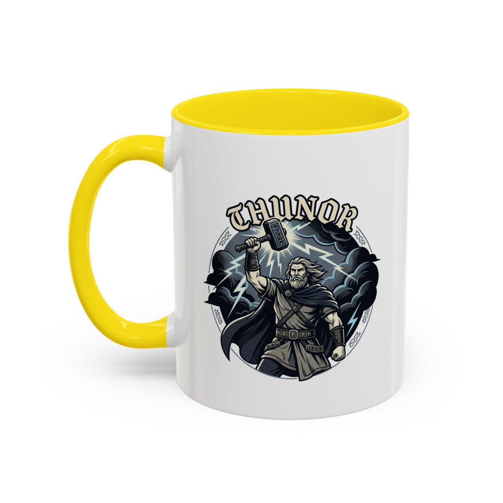 Thunor Coffee Mug — Anglo-Saxon God of Thunder Accent Mug | The Shield Wall