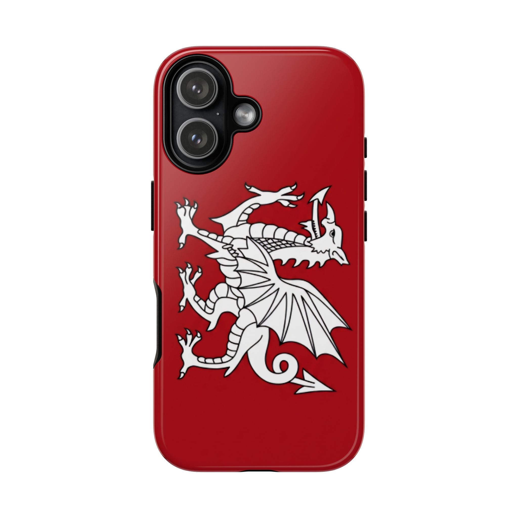 White Wessex Dragon Phone Case — Anglo-Saxon Emblem Phone Cover