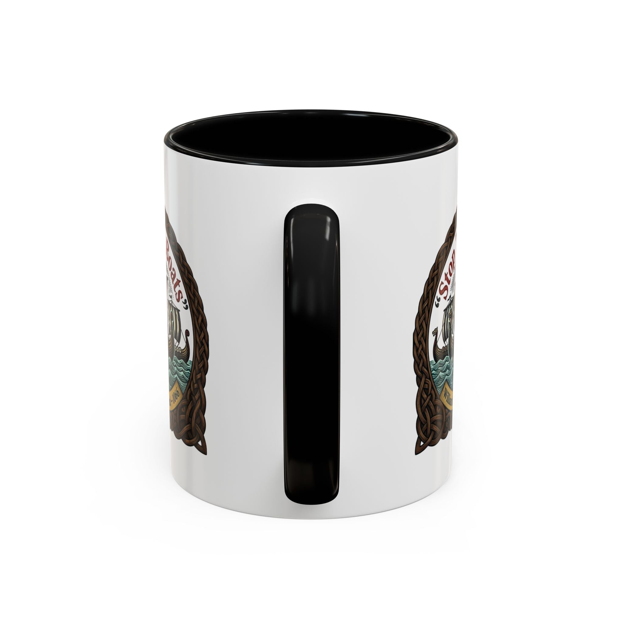 "Stop the Boats" Norman Protest Accent Coffee Mug — William the Bastard 1066 — 11oz