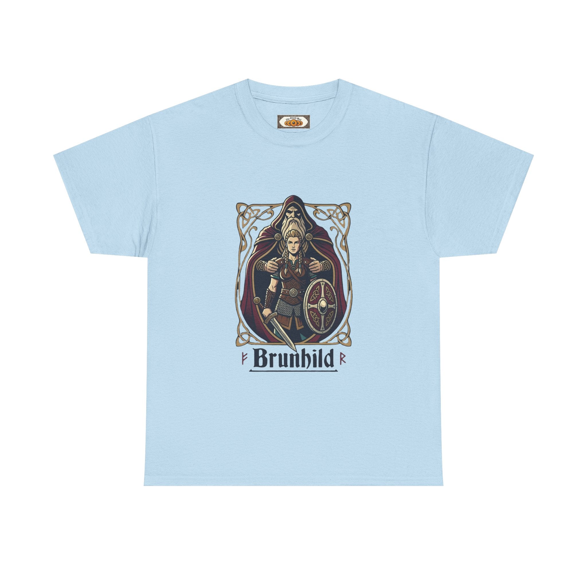 Brunhild Shield Maiden T-Shirt | Unisex Adults | Viking Warrior & Norse Mythology | The Shield Wall