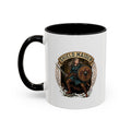Shield Maiden Coffee Mug | Viking Warrior Shieldmaiden Design | 11oz Accent Mug