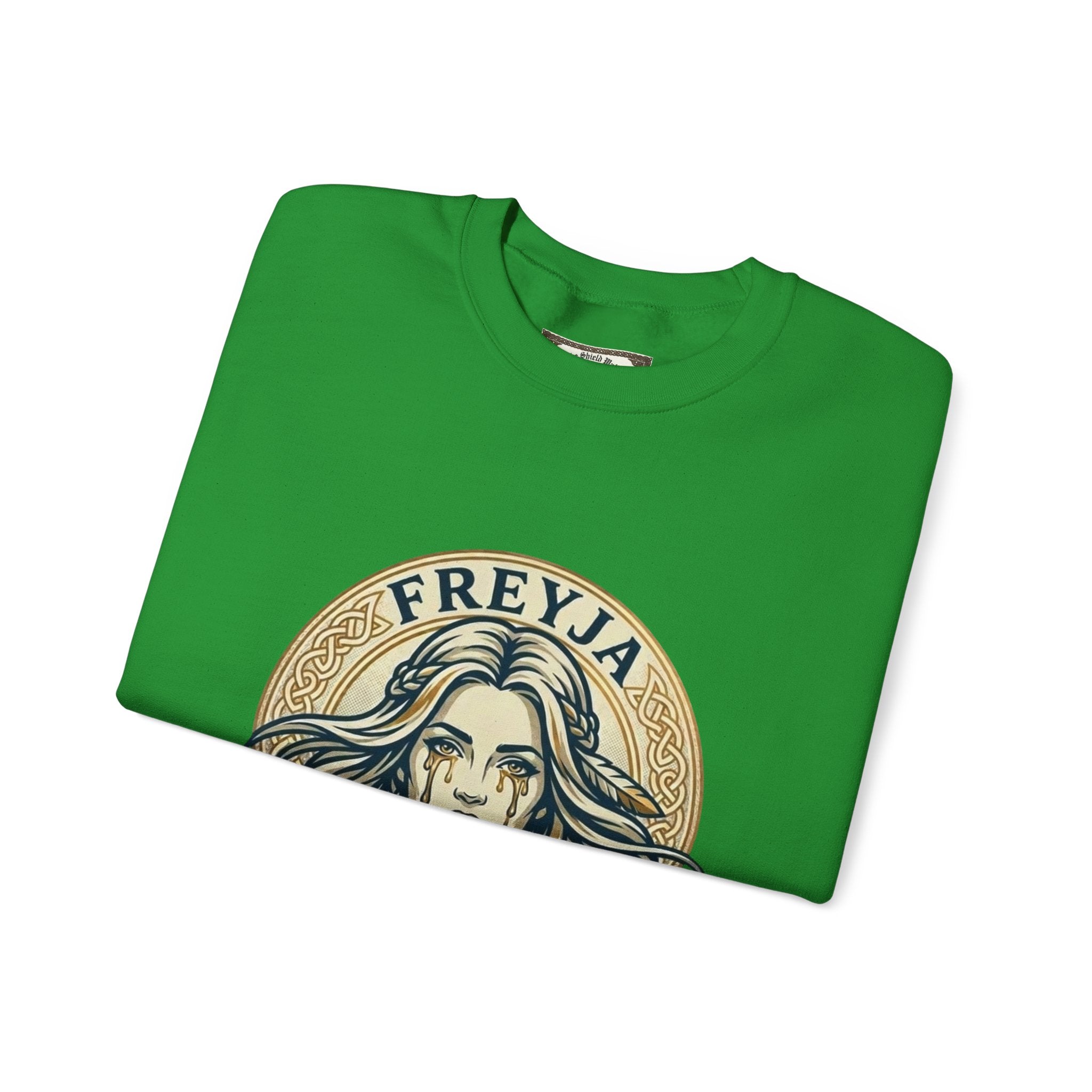 Freyja Tears of Gold Unisex Norse Goddess Sweatshirt – Adult Viking Mythology Top
