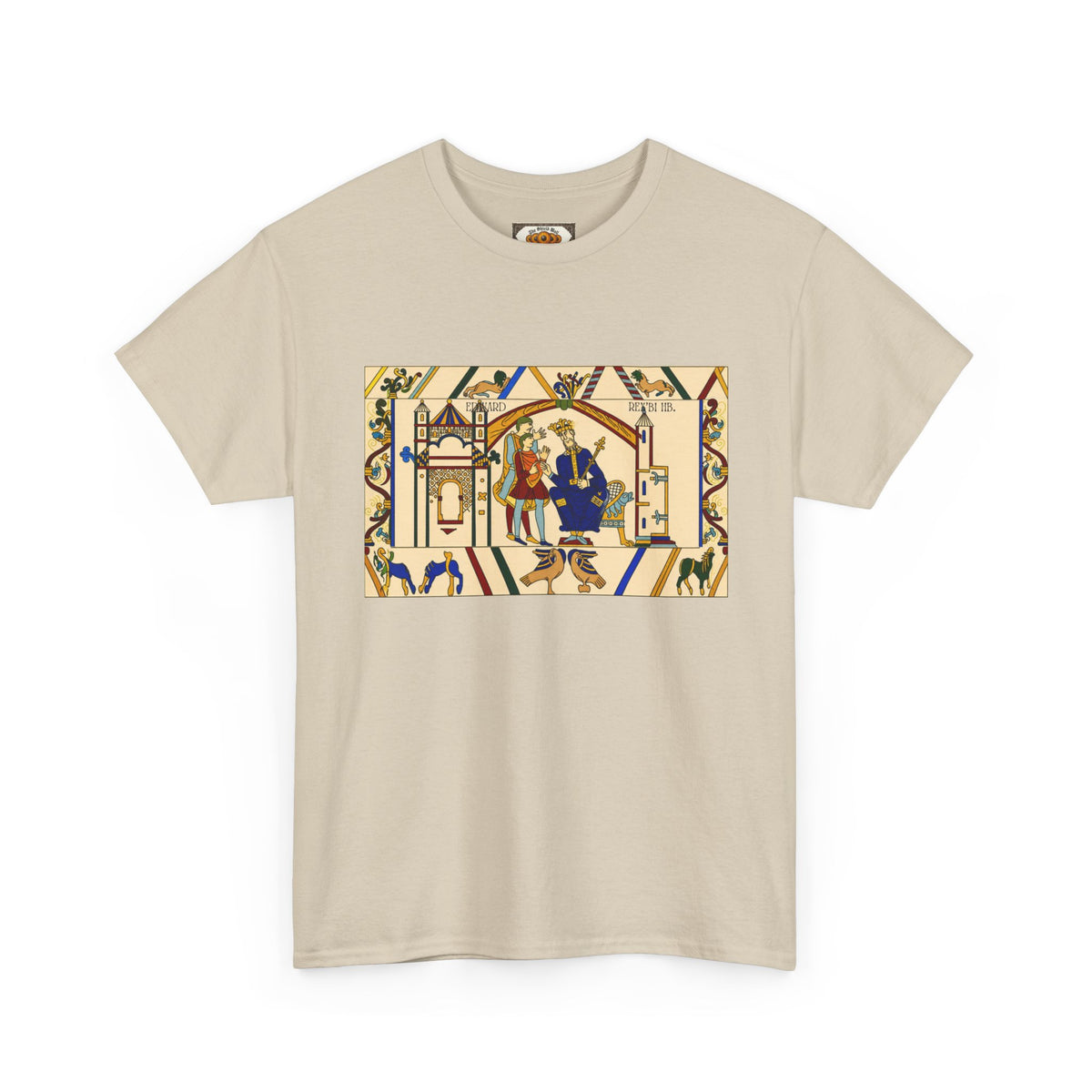 King Edward the Confessor — Bayeux Tapestry Heritage T-Shirt | Heritage Clothing