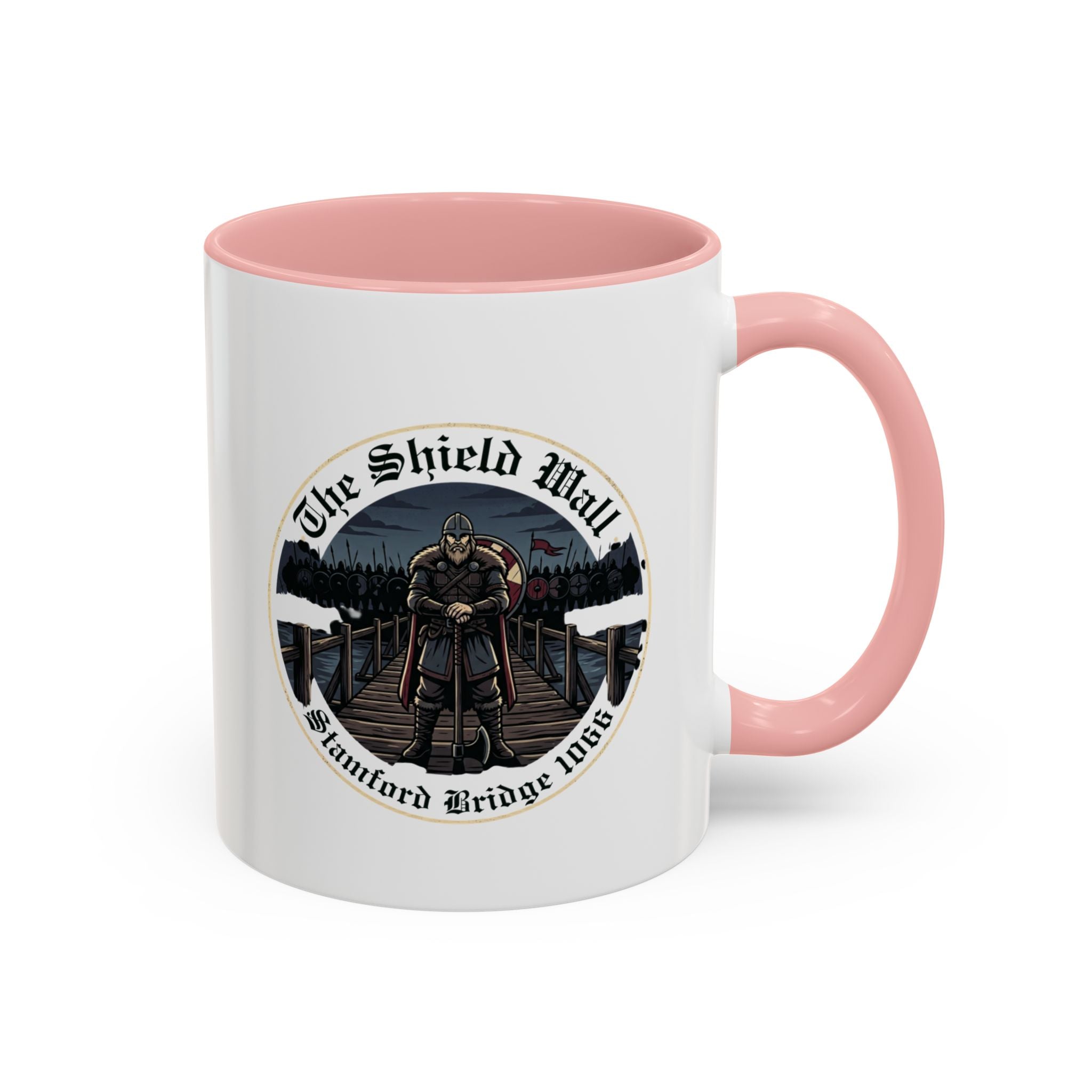 Stamford Bridge 1066 Accent Mug — The Lone Axeman of the Shield Wall