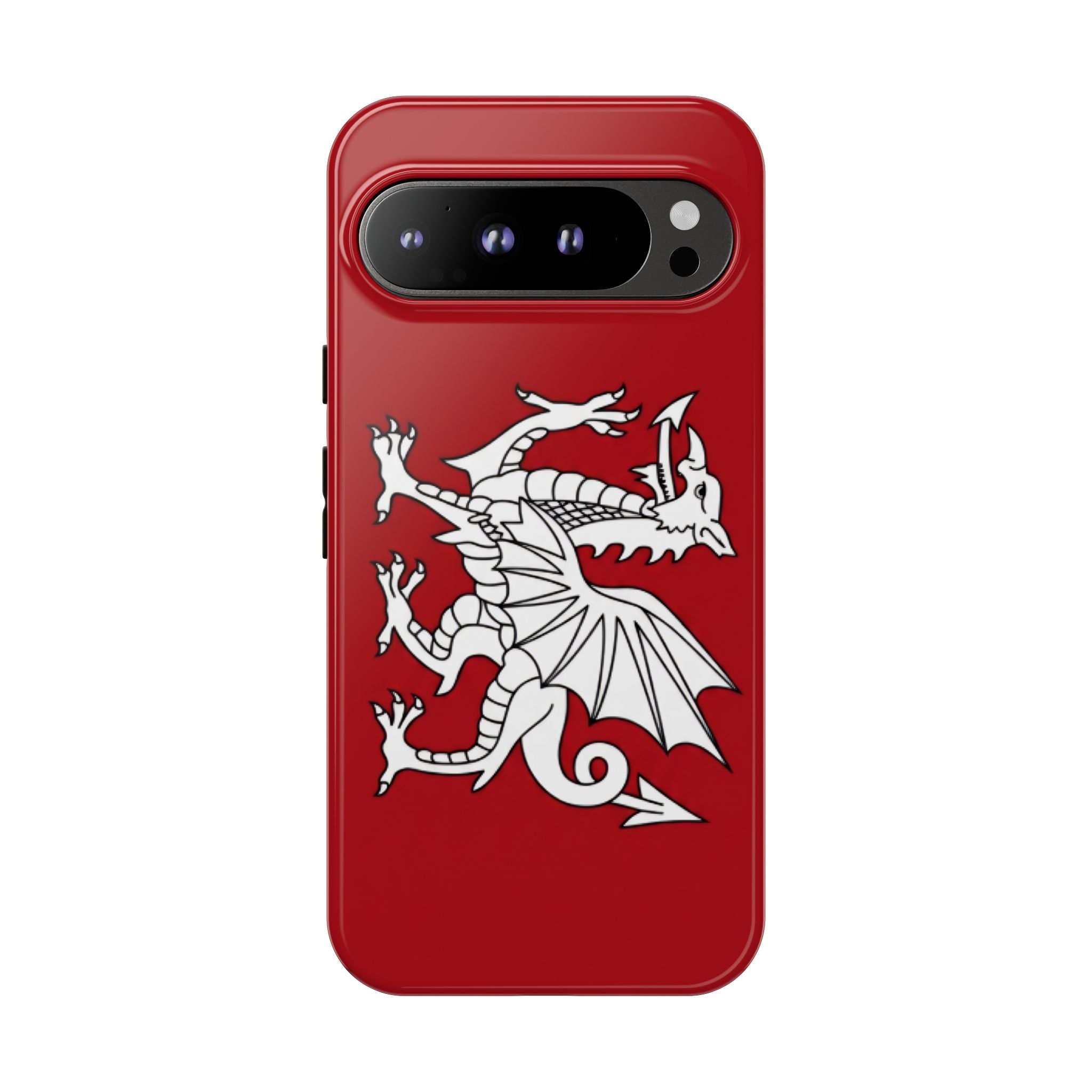 White Wessex Dragon Phone Case — Anglo-Saxon Emblem Phone Cover