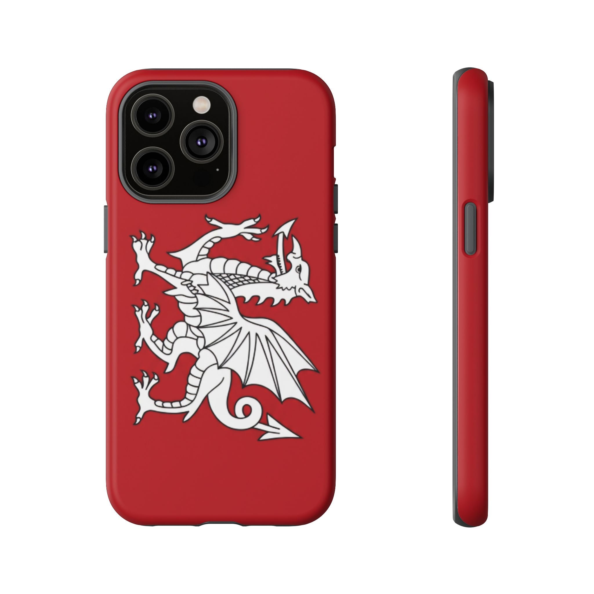 White Wessex Dragon Phone Case — Anglo-Saxon Emblem Phone Cover