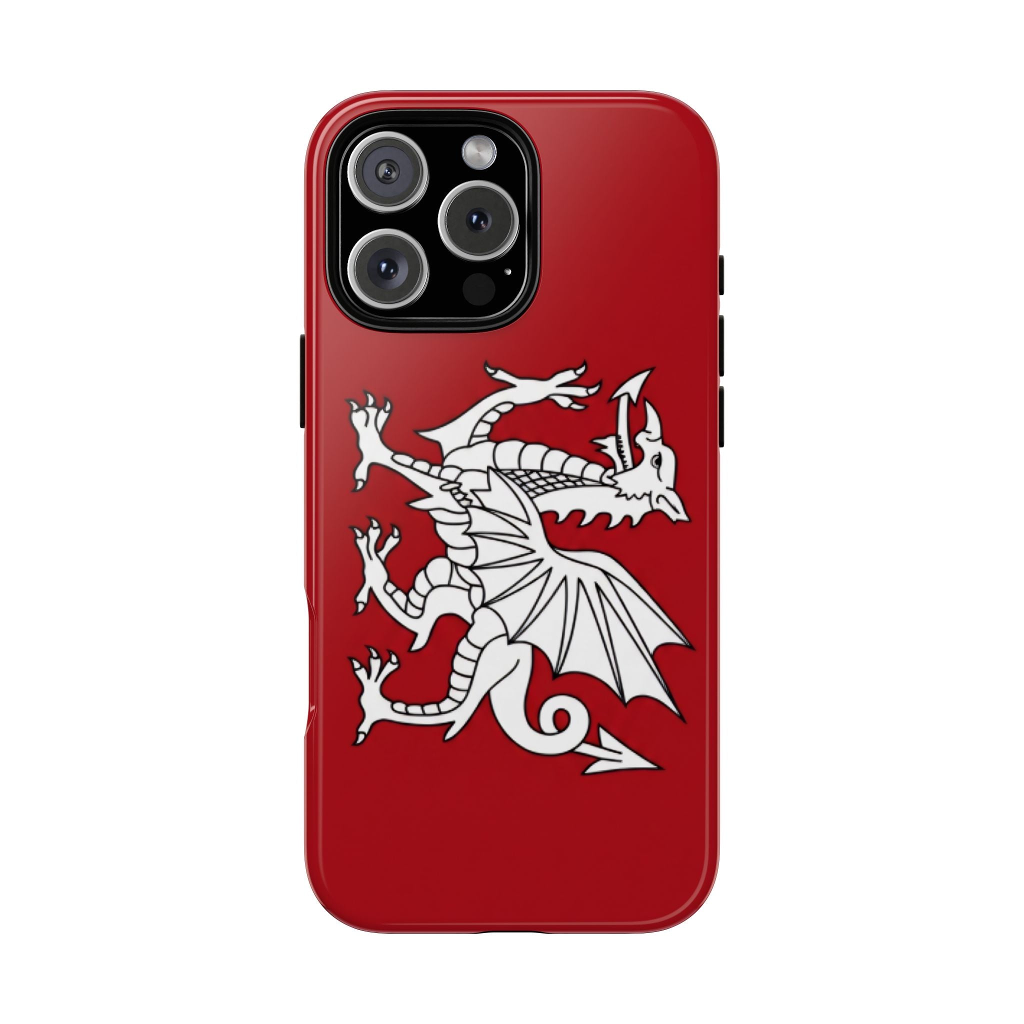 White Wessex Dragon Phone Case — Anglo-Saxon Emblem Phone Cover