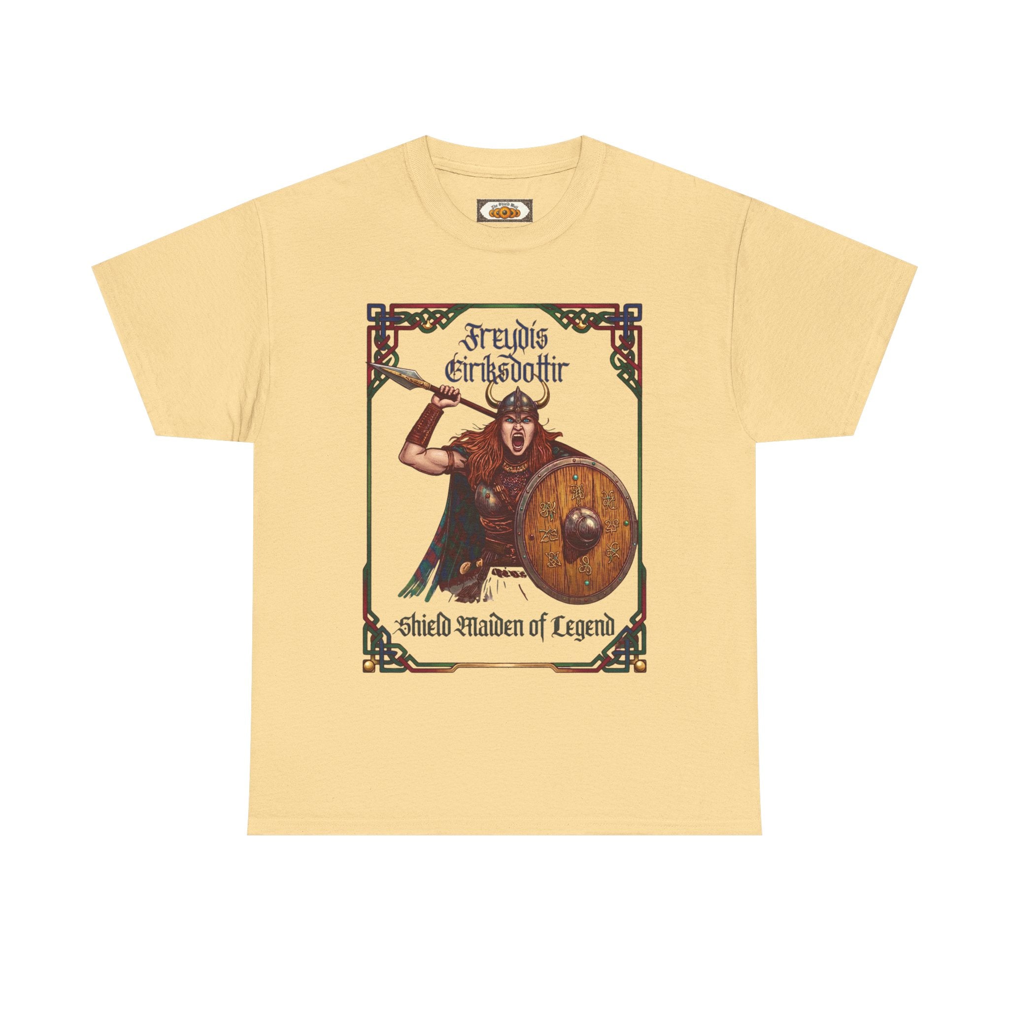 Freydís Eiríksdóttir Shield Maiden T-Shirt | Norse Viking Warrior Woman