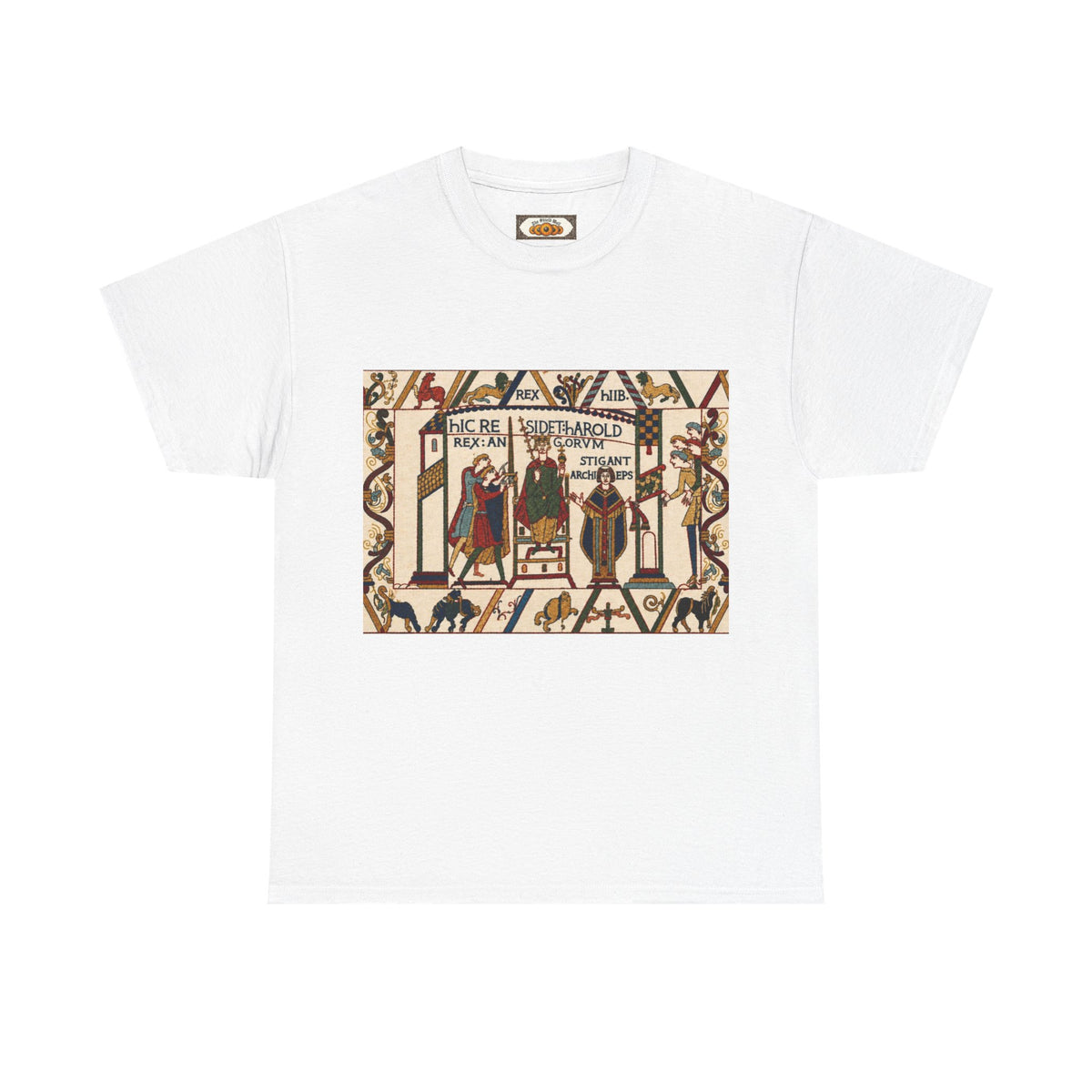 King Harold II — Bayeux Tapestry Coronation T-Shirt | Heritage Clothing
