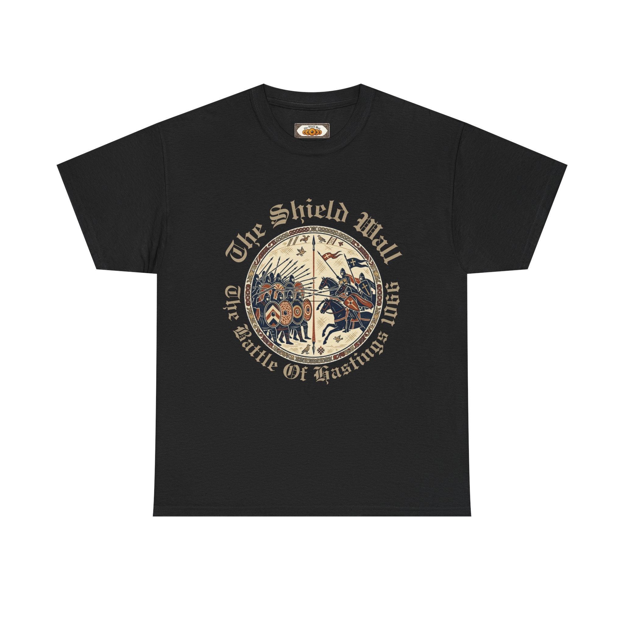 Battle of Hastings 1066 Unisex T-Shirt | Saxon Shield Wall Medieval Graphic Tee for Adults