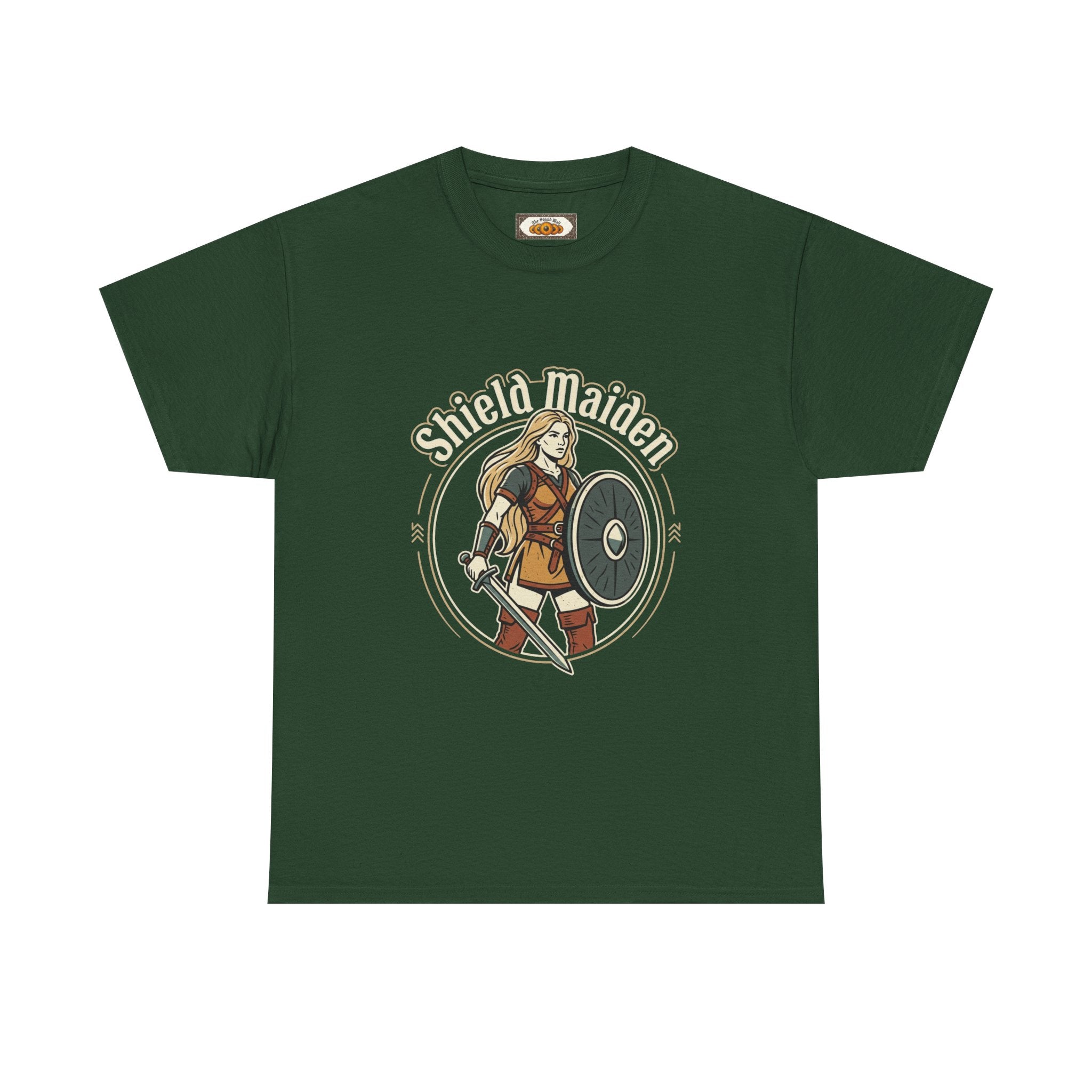 Shield Maiden T-Shirt | Unisex Adult Viking Warrior Tee