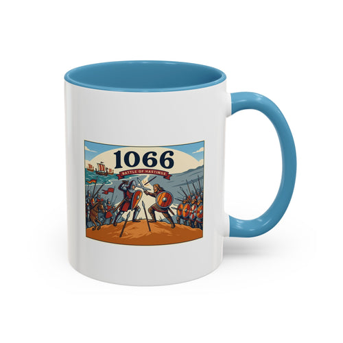 1066 Battle Coffee Mug — Norman Conquest Anglo-Saxon History Gift | 11oz Accent Mug