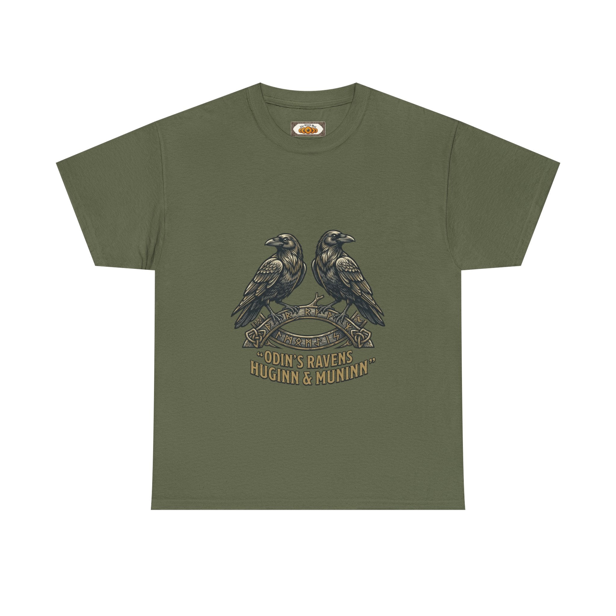 Odin's Ravens Unisex T-Shirt | Huginn & Muninn Norse Mythology Tee