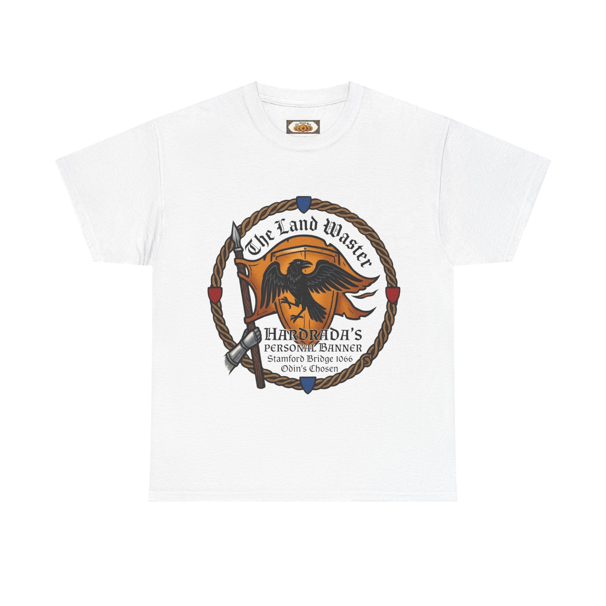 Stamford Bridge 1066 Unisex T-Shirt | Harald Hardrada 'Land Waster' Banner | Viking Heritage Tee
