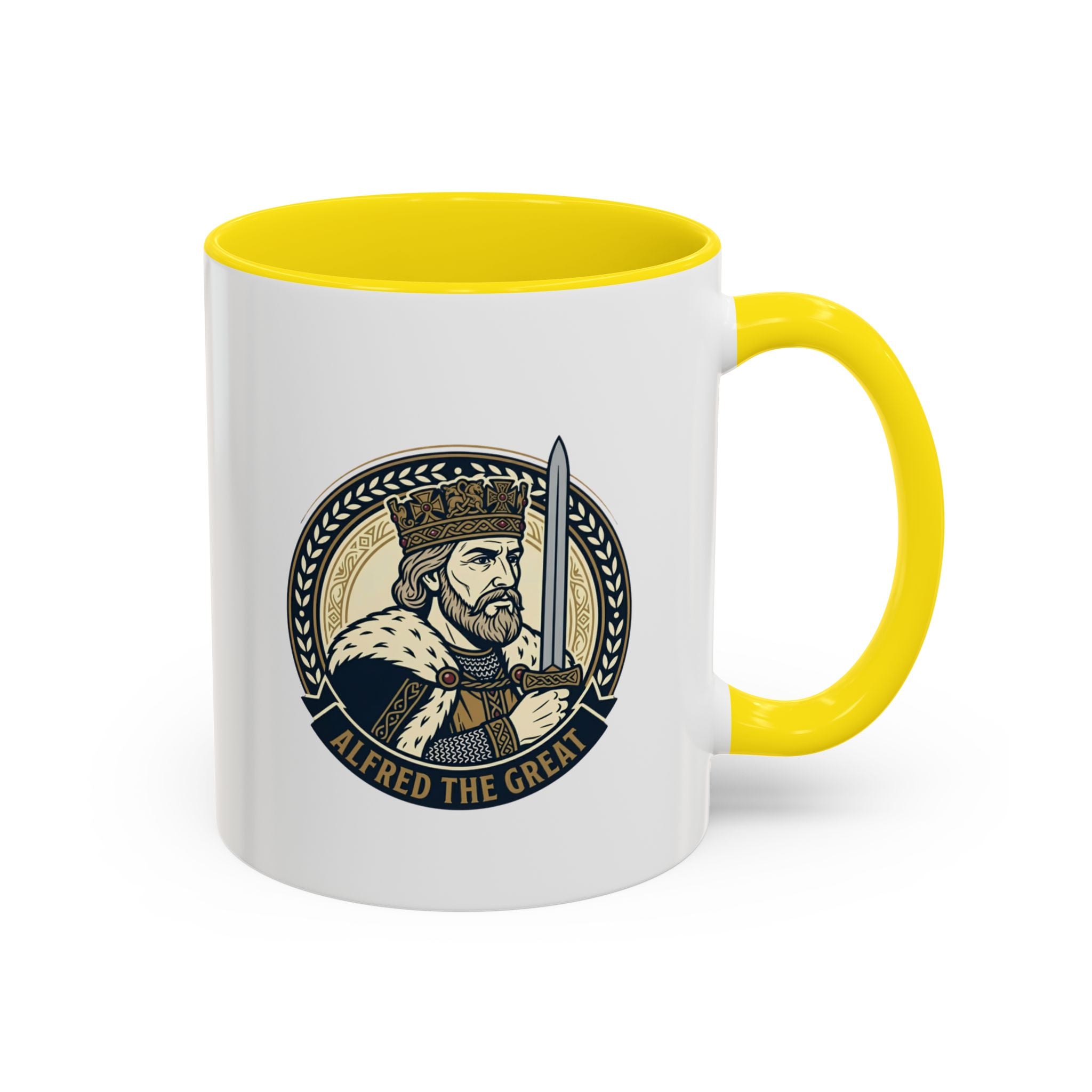 Alfred the Great Coffee Mug — Viking Heritage Anglo-Saxon Gift