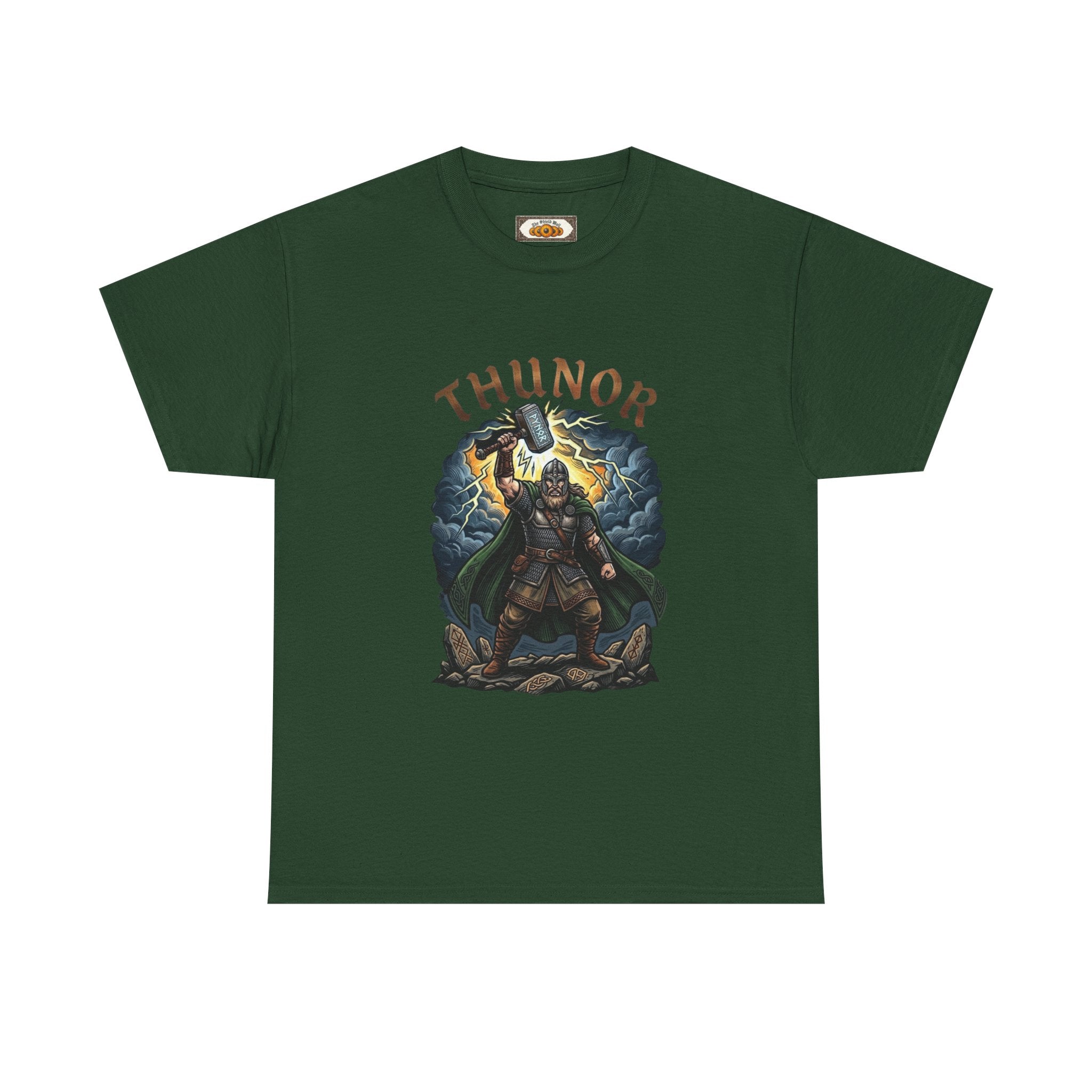 Thunor Anglo-Saxon God of Thunder T-Shirt