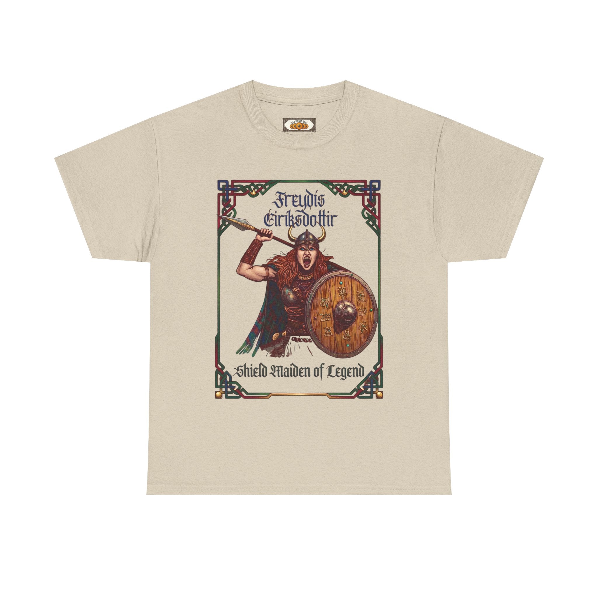 Freydís Eiríksdóttir Shield Maiden T-Shirt | Norse Viking Warrior Woman