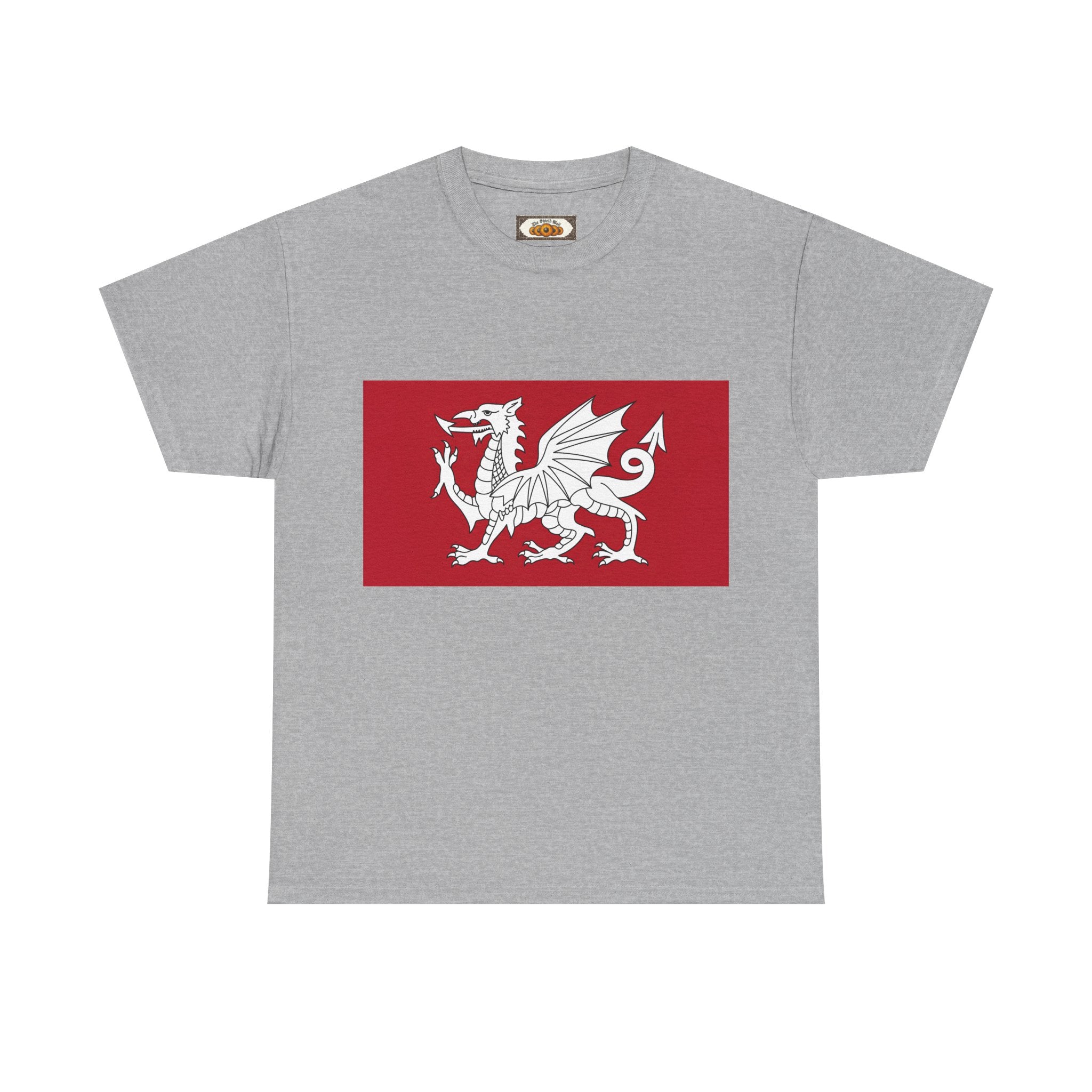 White Dragon of Wessex Unisex T-Shirt — Anglo-Saxon Emblem Tee | Heritage Clothing