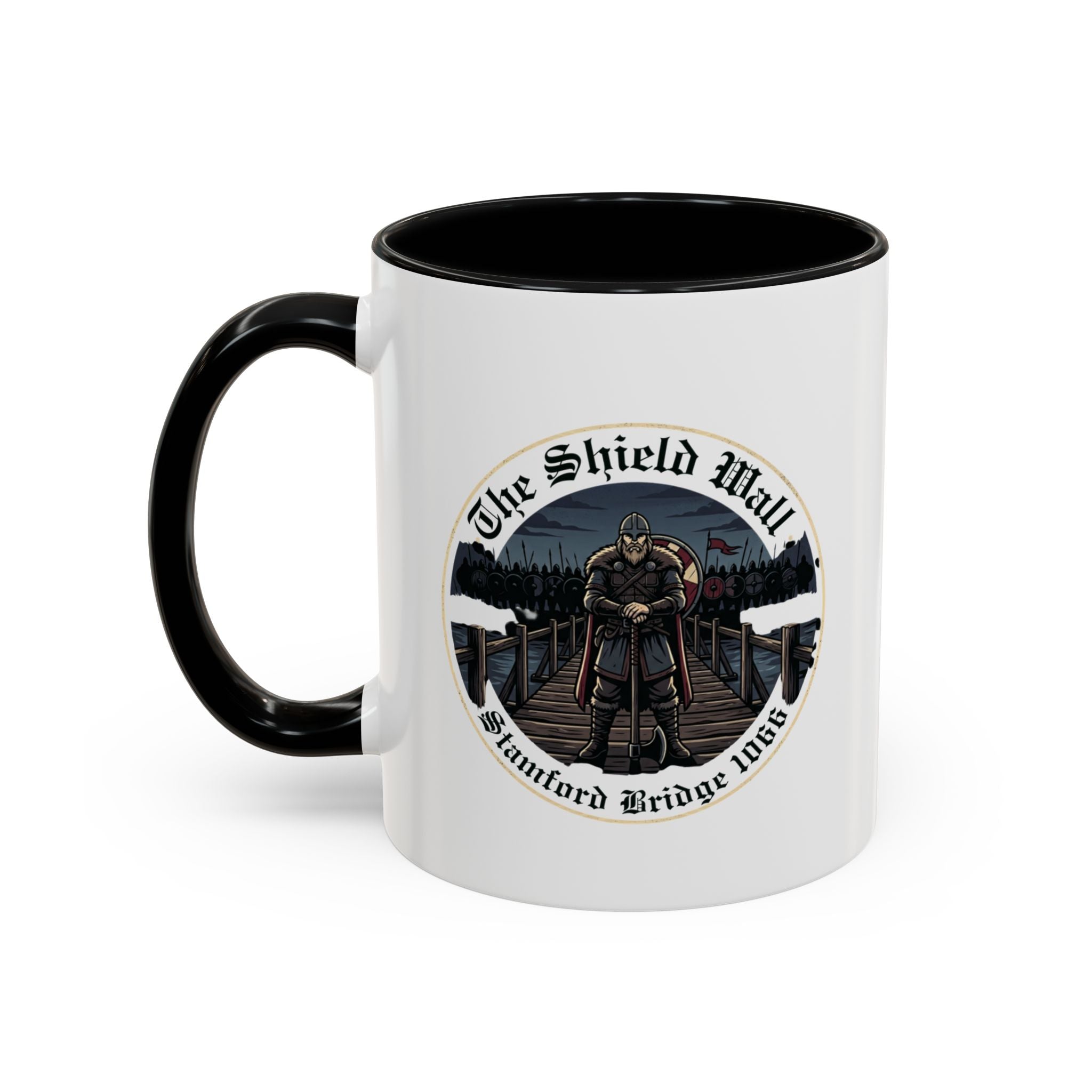 Stamford Bridge 1066 Accent Mug — The Lone Axeman of the Shield Wall