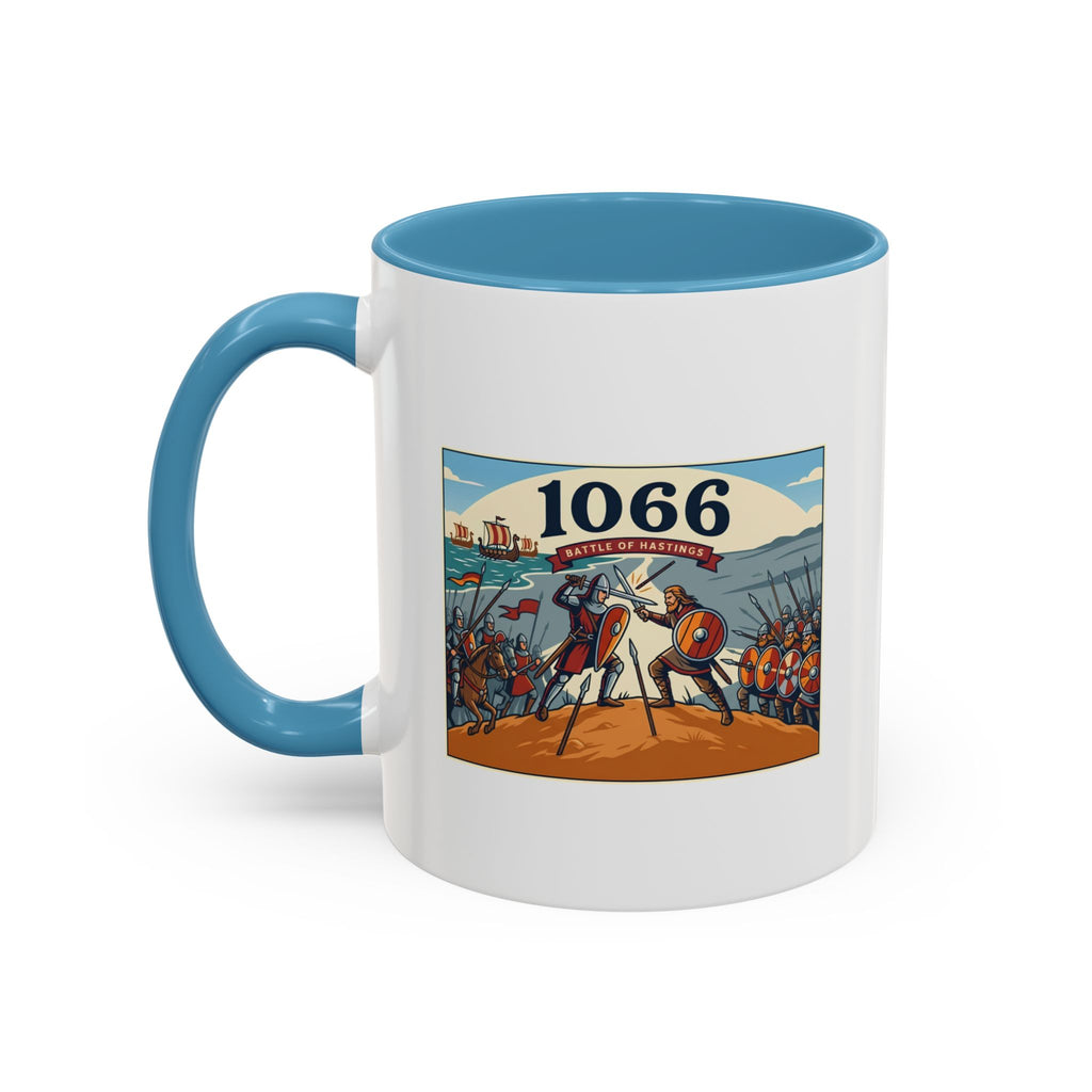 1066 Battle Coffee Mug — Norman Conquest Anglo-Saxon History Gift | 11oz Accent Mug