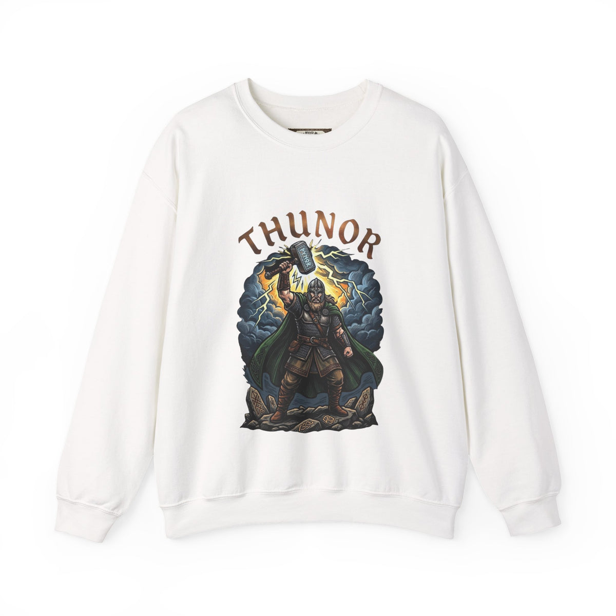 Hammer of the Saxons Sweatshirt — Thunor Anglo-Saxon God of Thunder | Heritage Clothing