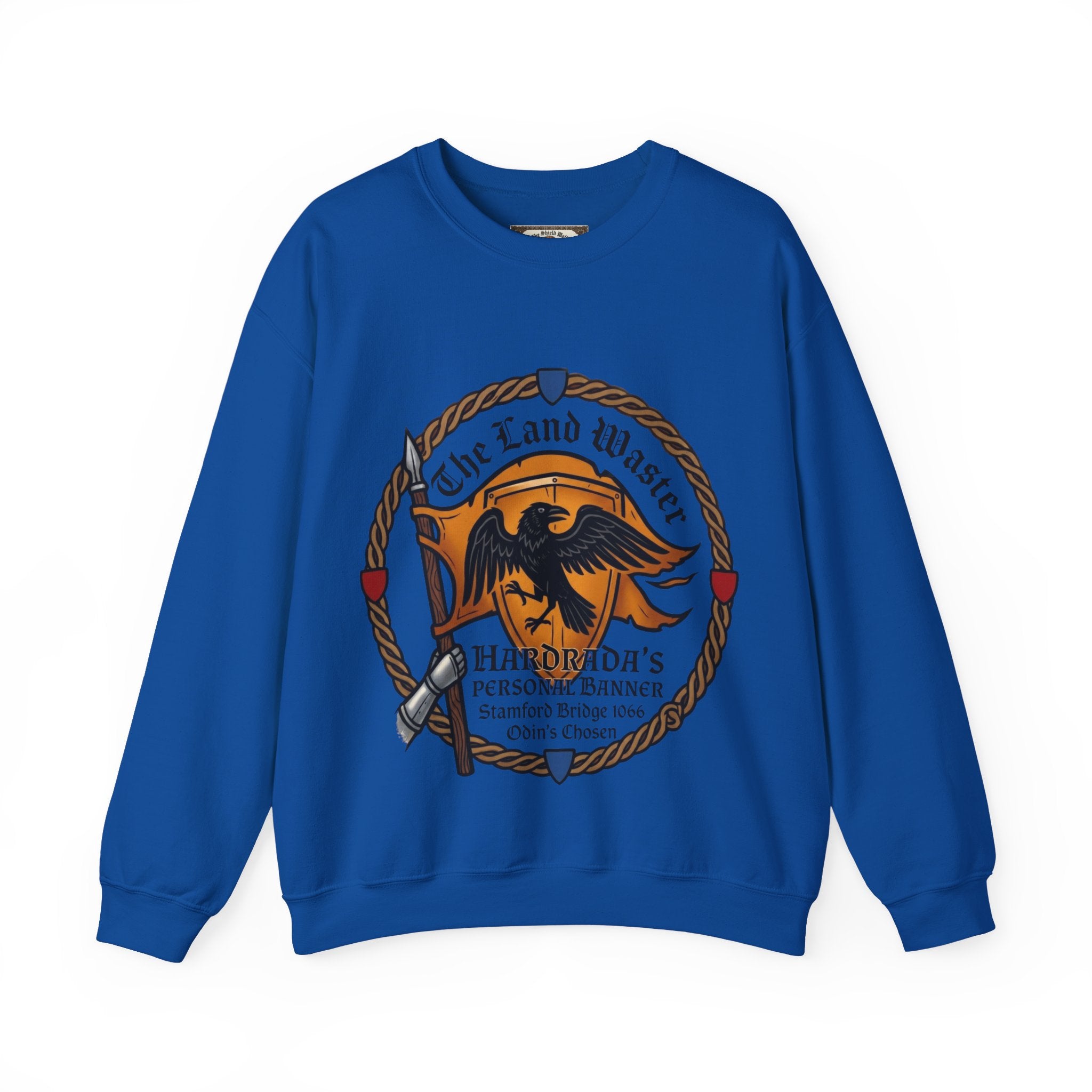 Harald Hardrada 'Land Waster' Unisex Crewneck Sweatshirt | Stamford Bridge 1066 | Viking Heritage