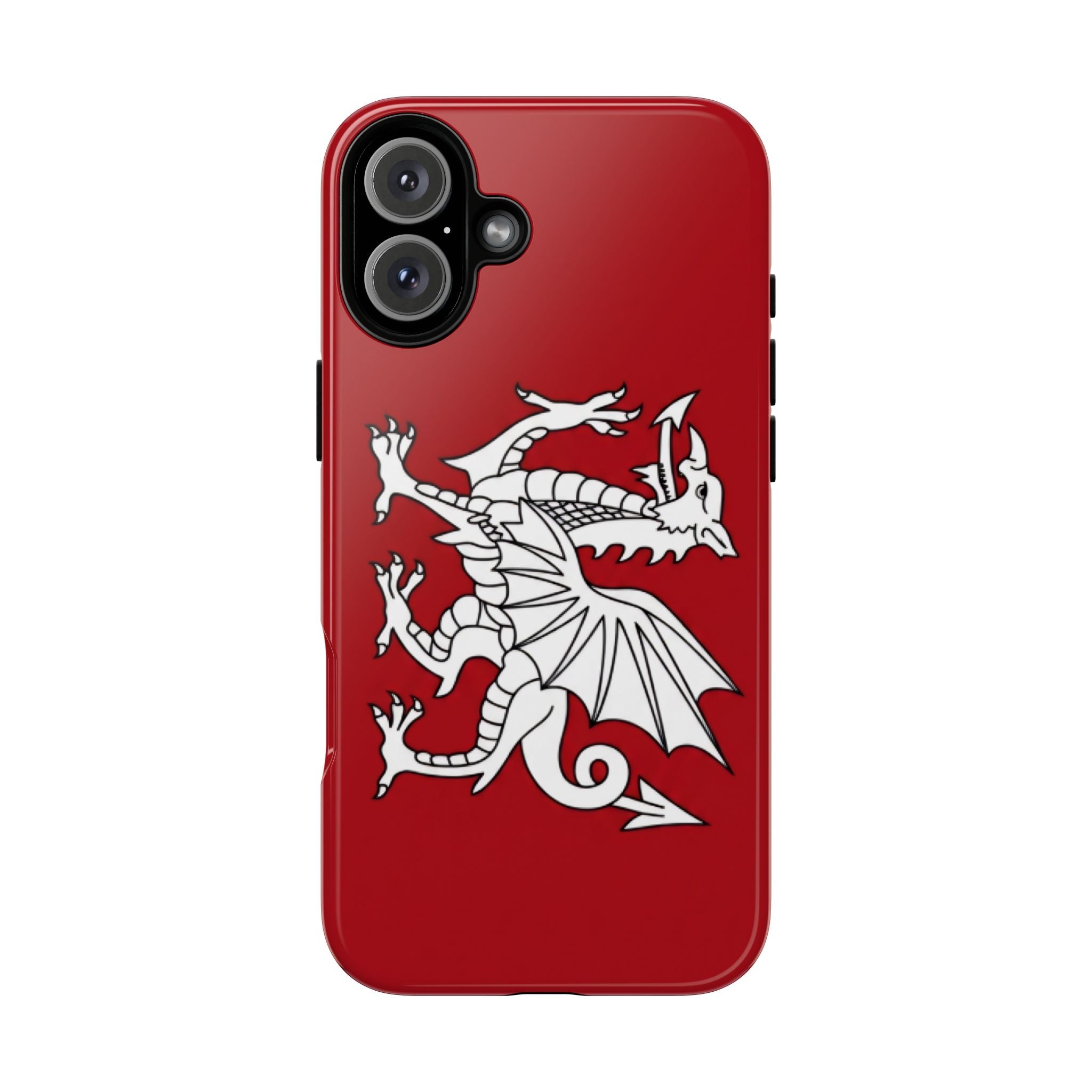 White Wessex Dragon Phone Case — Anglo-Saxon Emblem Phone Cover