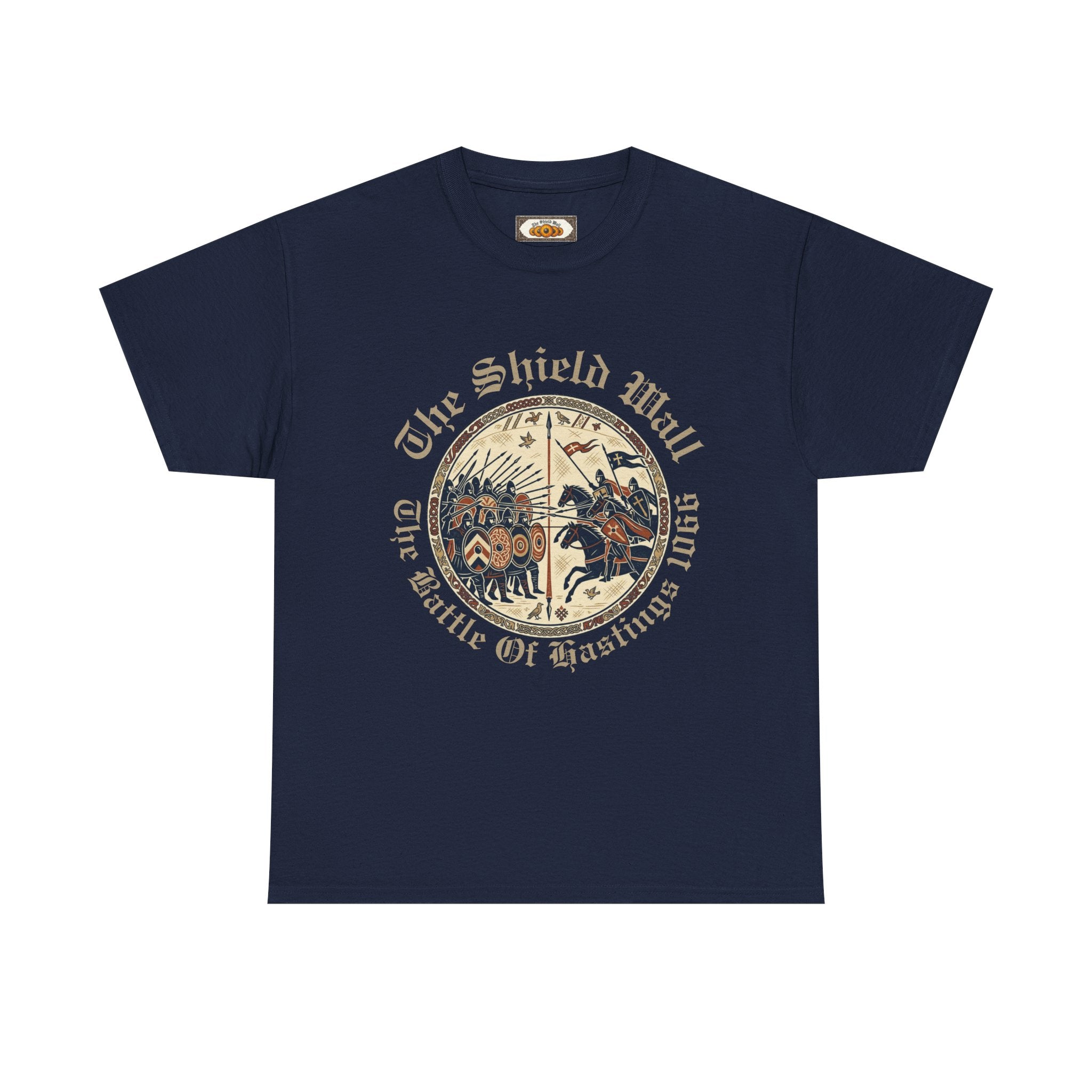 Battle of Hastings 1066 Unisex T-Shirt | Saxon Shield Wall Medieval Graphic Tee for Adults