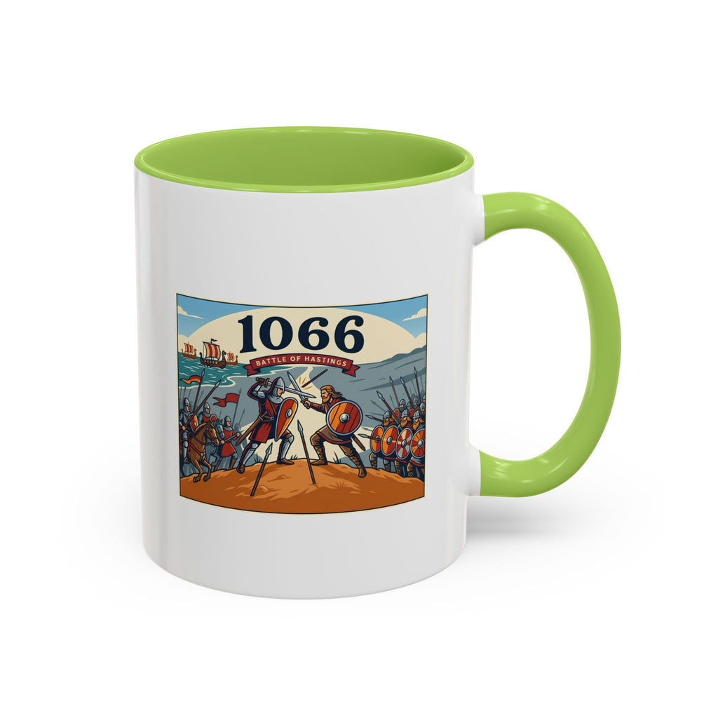 1066 Battle Coffee Mug — Medieval Norman Conquest Design — End of an Era — 11oz
