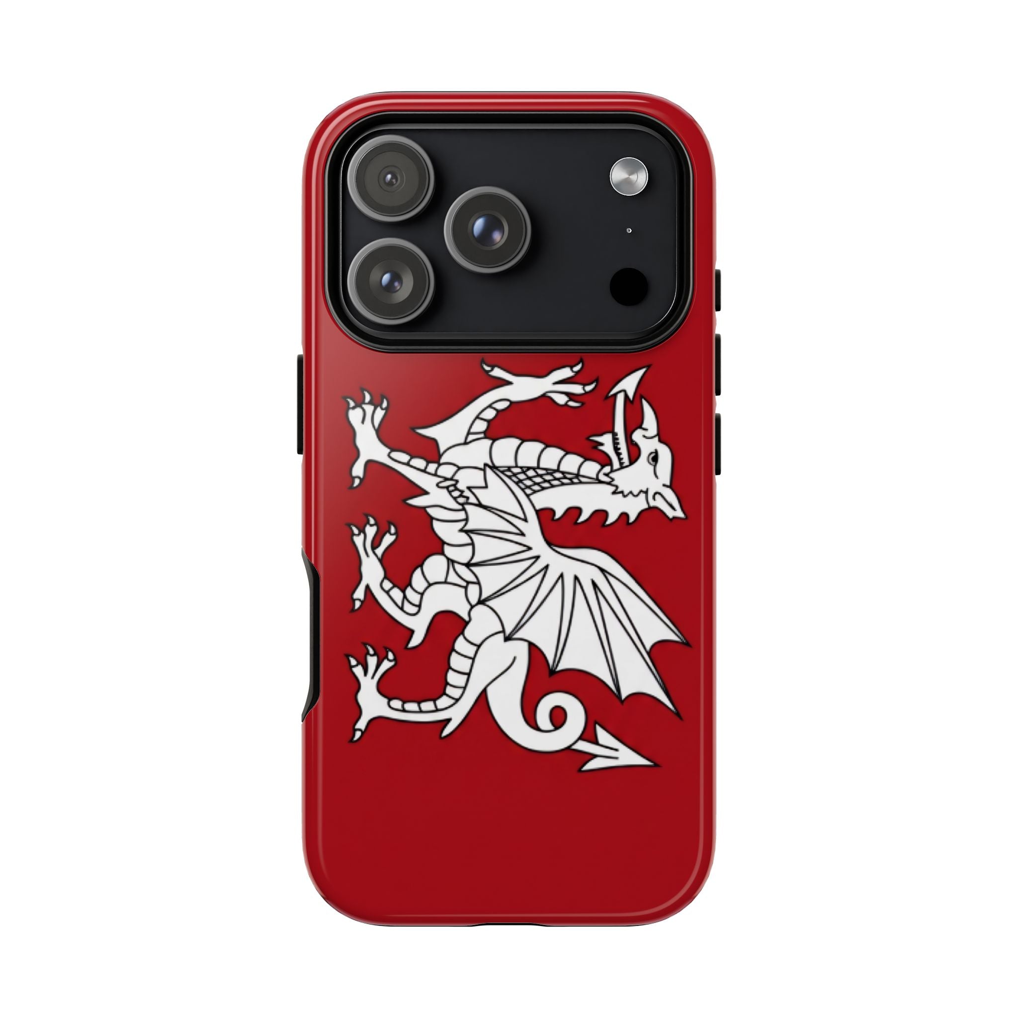 White Wessex Dragon Phone Case — Anglo-Saxon Emblem Phone Cover
