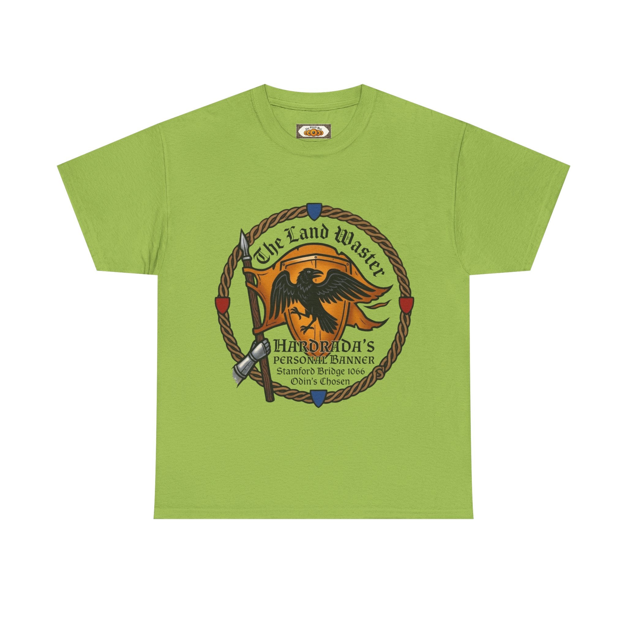 Stamford Bridge 1066 Unisex T-Shirt | Harald Hardrada 'Land Waster' Banner | Viking Heritage Tee