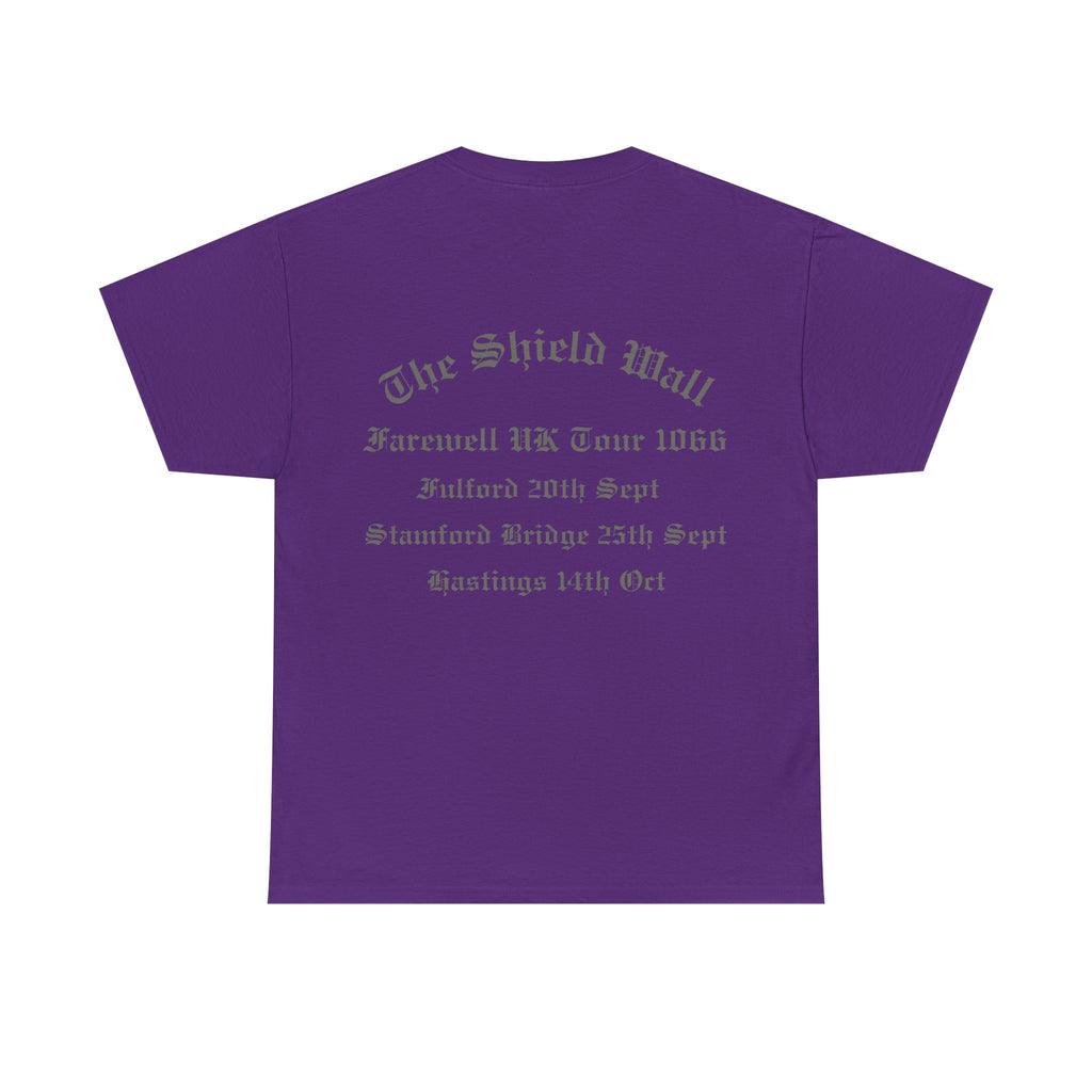 1066 Shield Wall Farewell Tour T-Shirt — Battle of Hastings, Stamford Bridge & Fulford