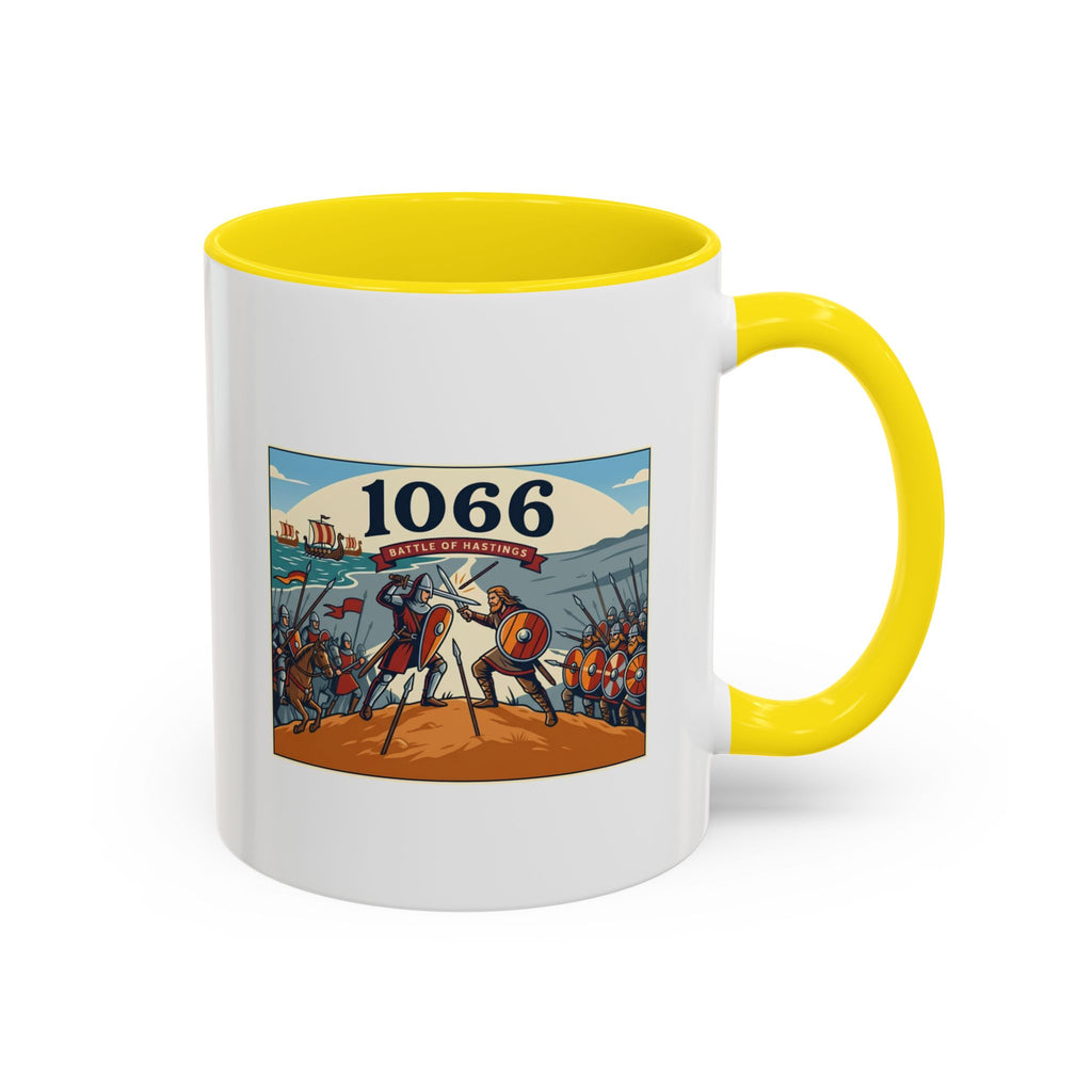 1066 Battle Coffee Mug — Medieval Norman Conquest Design — End of an Era — 11oz