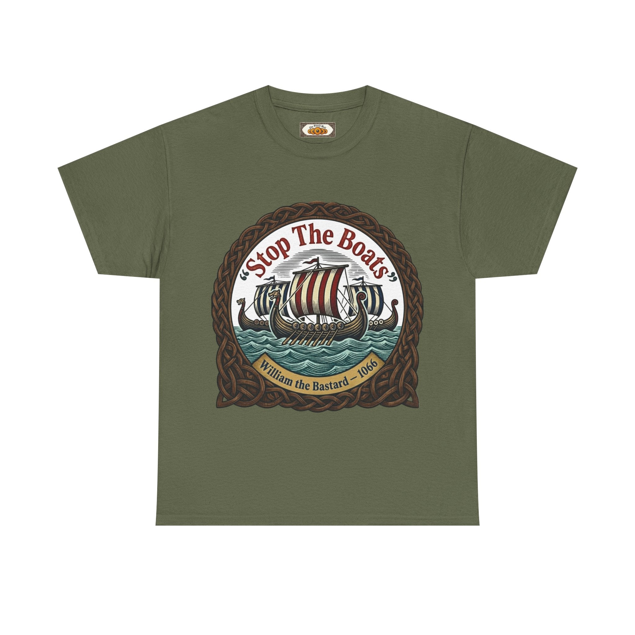 Stop the Boats T-Shirt | Unisex Adults | Norman Conquest 1066 History Tee