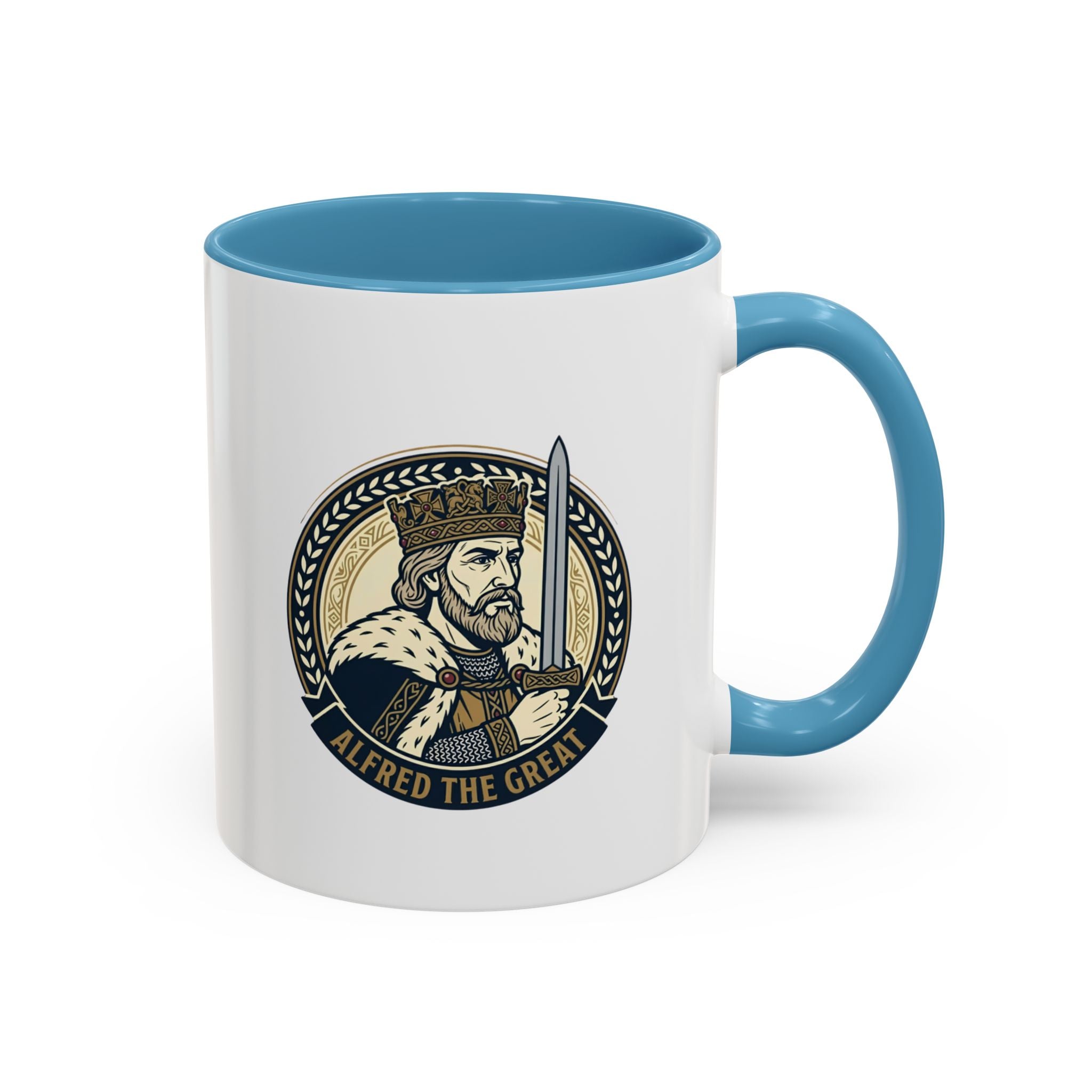 Alfred the Great Coffee Mug — Viking Heritage Anglo-Saxon Gift