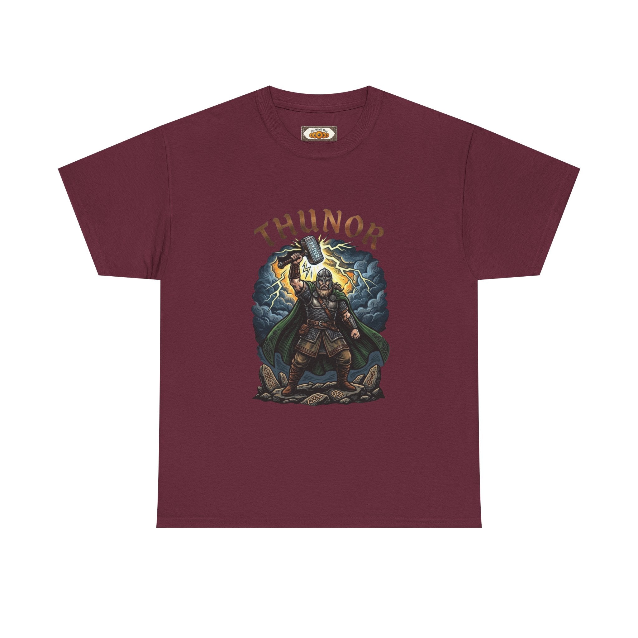 Thunor Anglo-Saxon God of Thunder T-Shirt