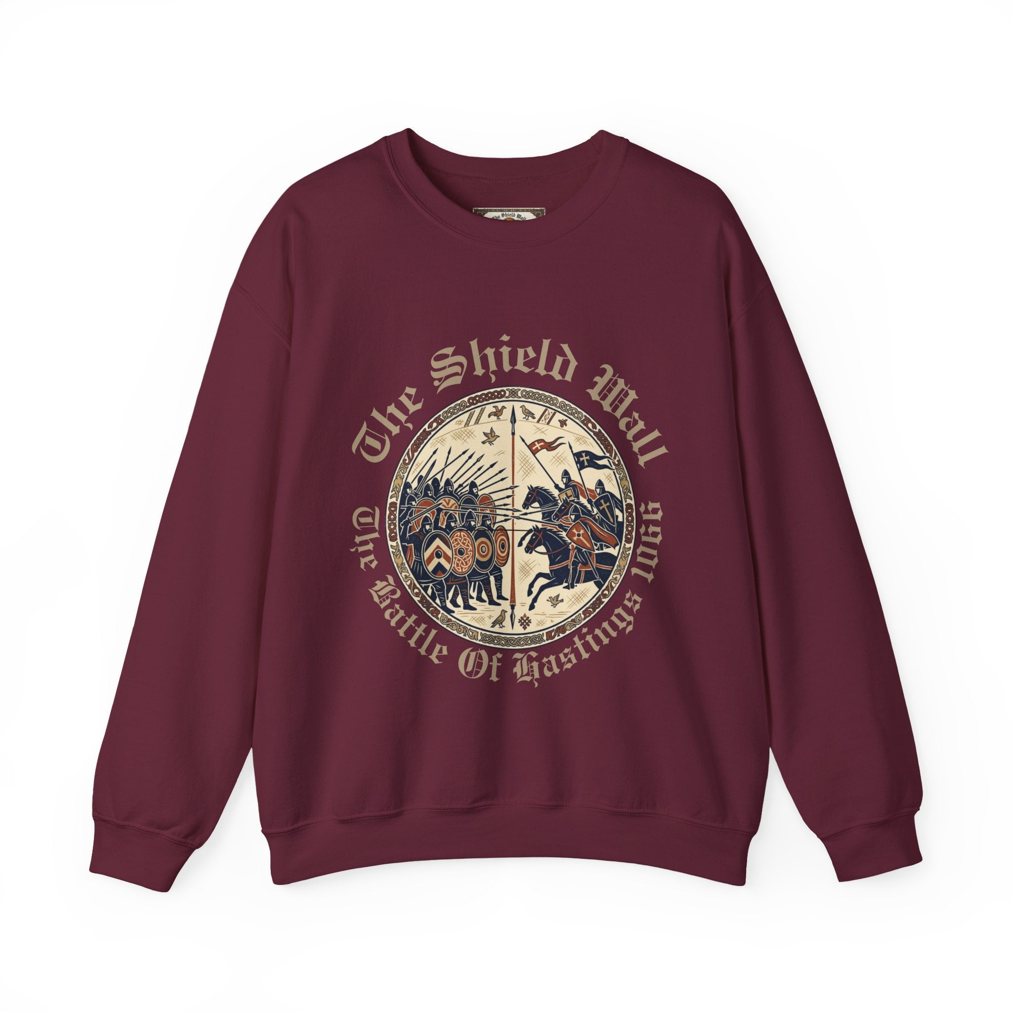 Battle of Hastings 1066 Unisex Adult Sweatshirt – Shield Wall Saxon & Norman Design