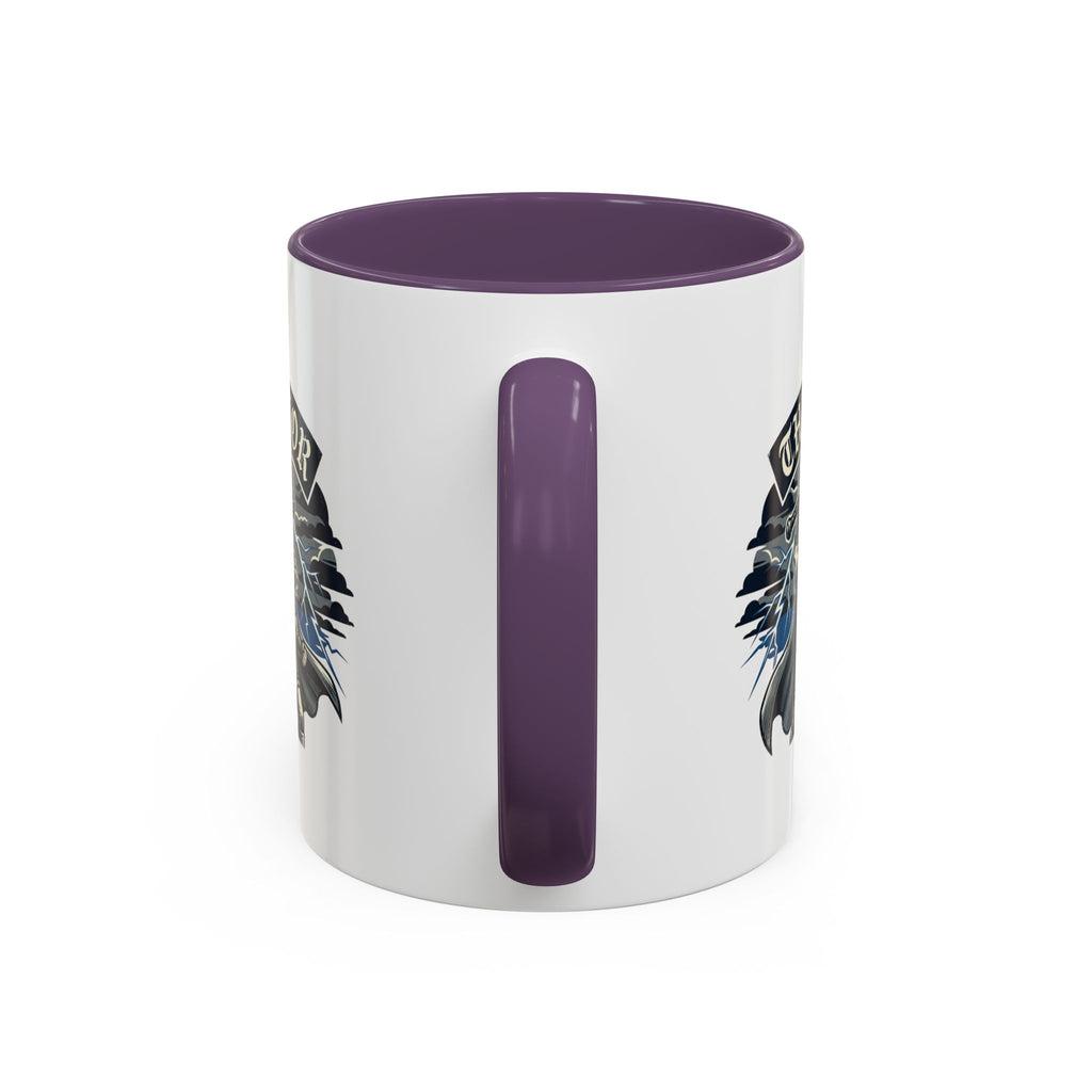Thunor — Anglo-Saxon Thunder God 11oz Accent Mug | Norse History Gift