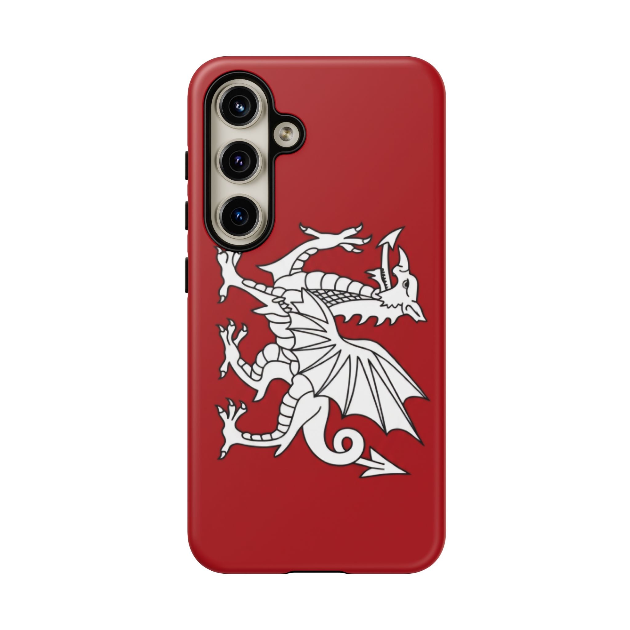 White Wessex Dragon Phone Case — Anglo-Saxon Emblem Phone Cover