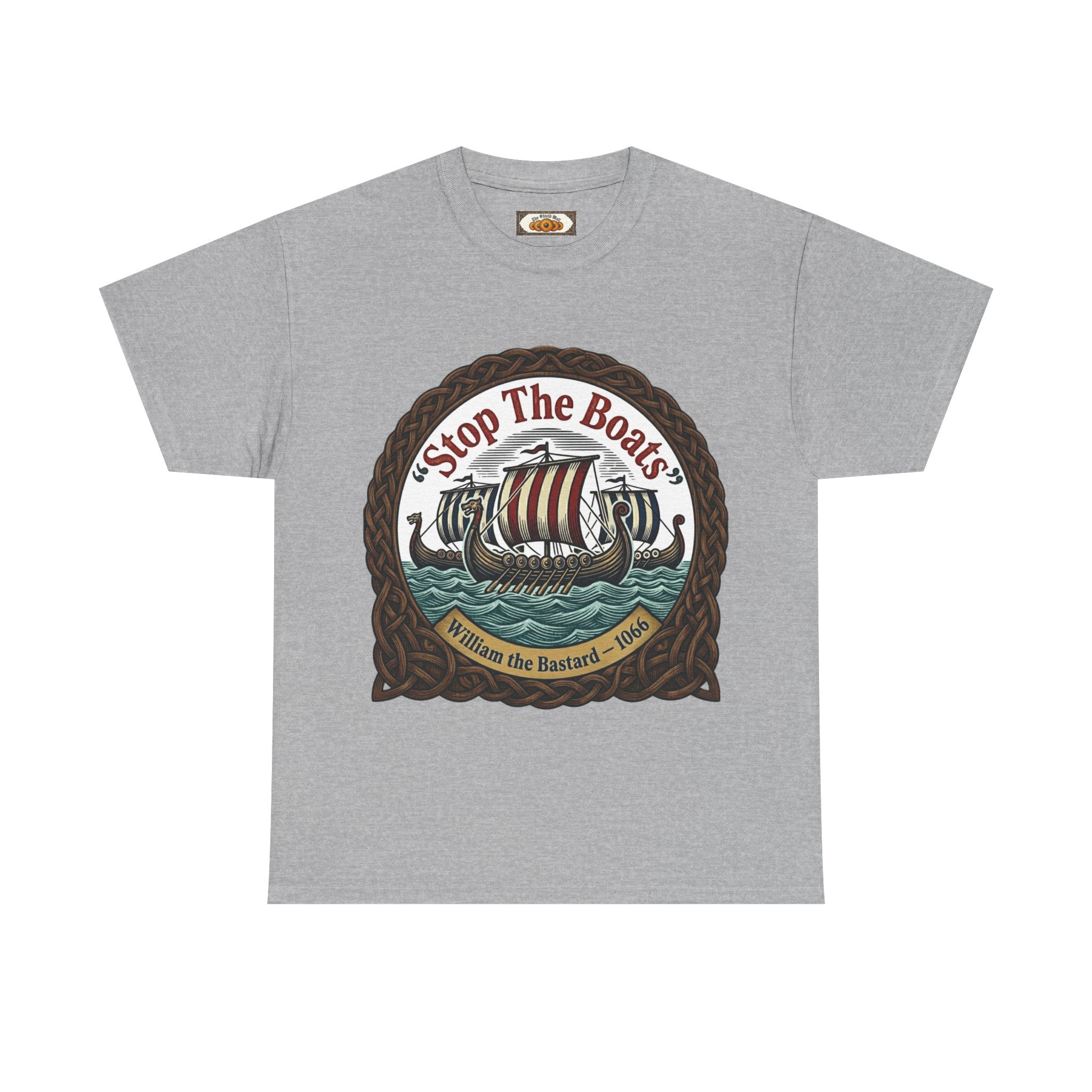 Stop the Boats T-Shirt | Unisex Adults | Norman Conquest 1066 History Tee