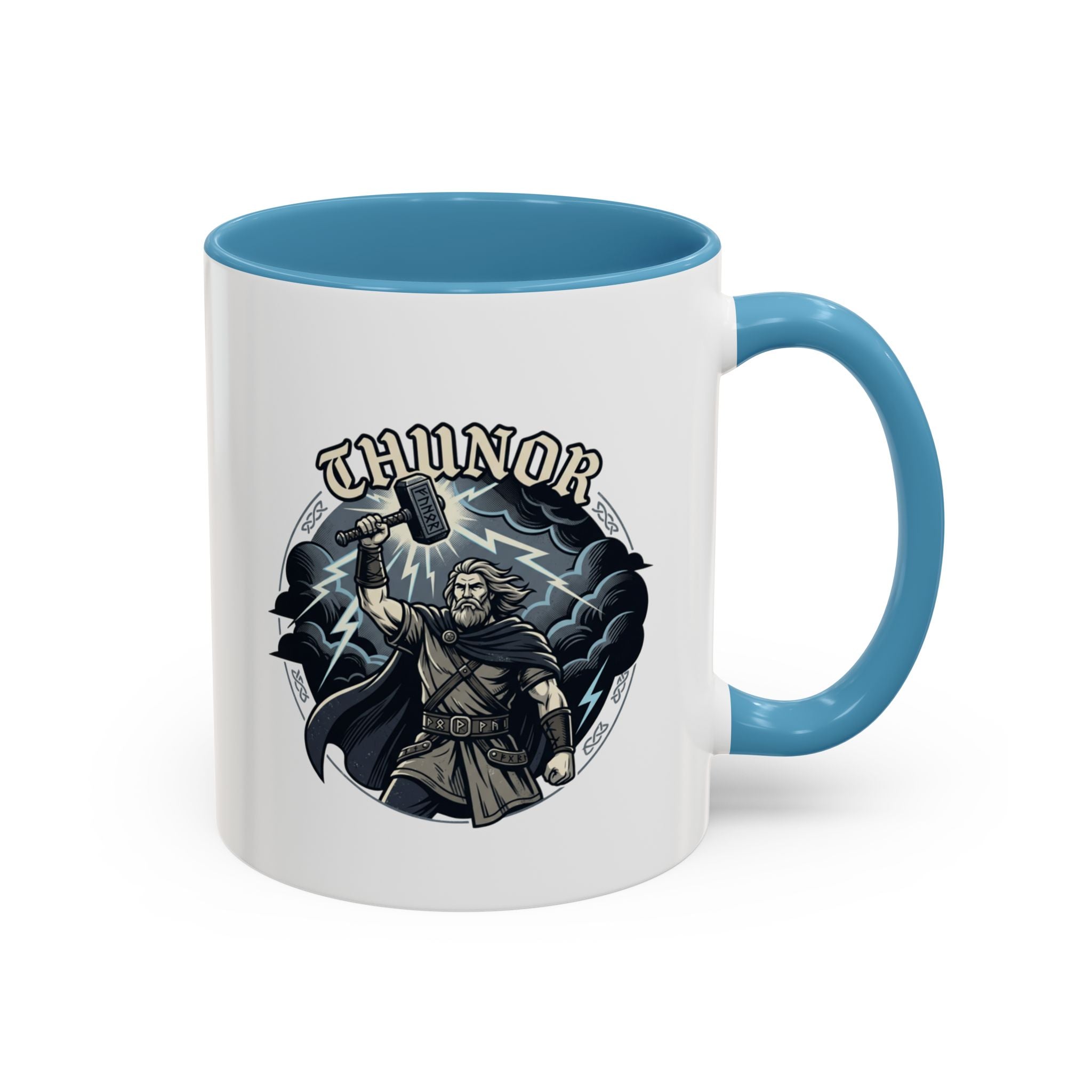 Thunor Coffee Mug — Anglo-Saxon God of Thunder Accent Mug | The Shield Wall