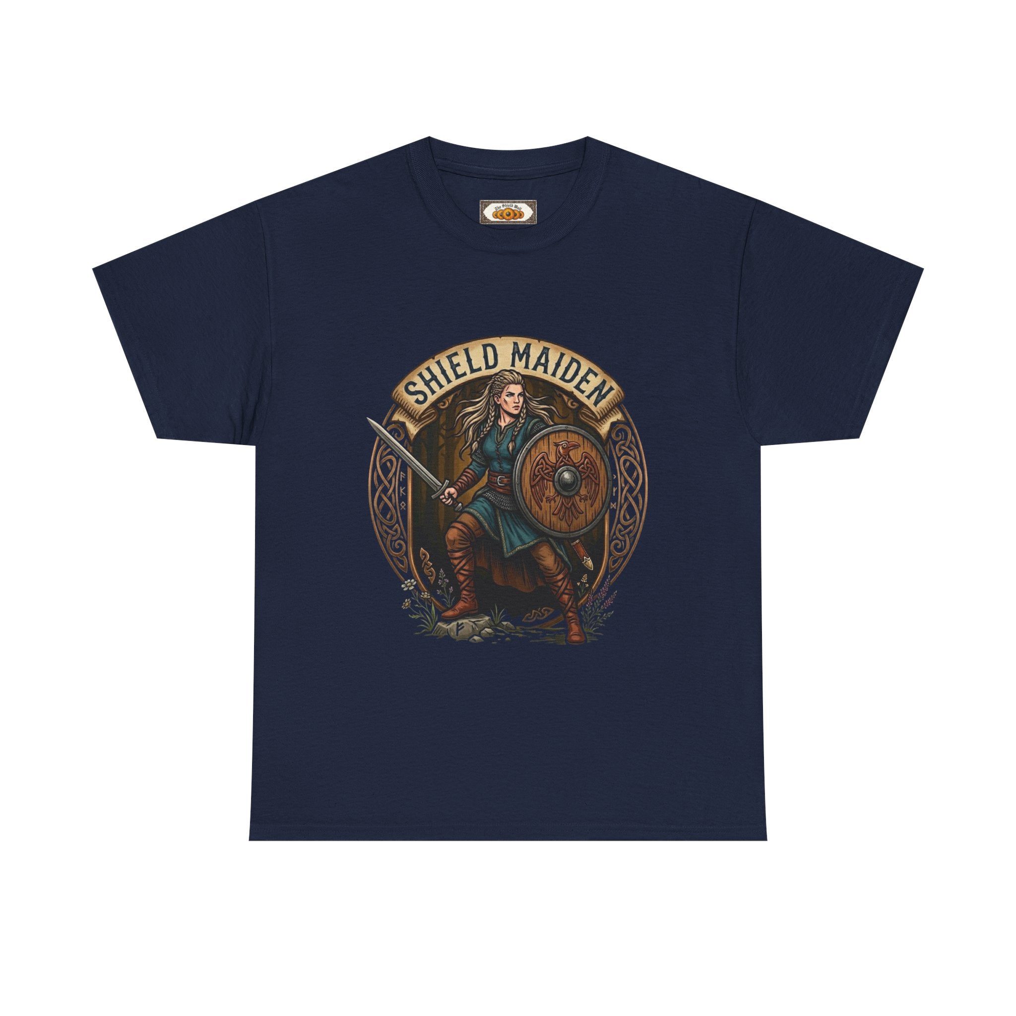 Shield Maiden T-Shirt | Unisex Adult Viking Warrior Tee