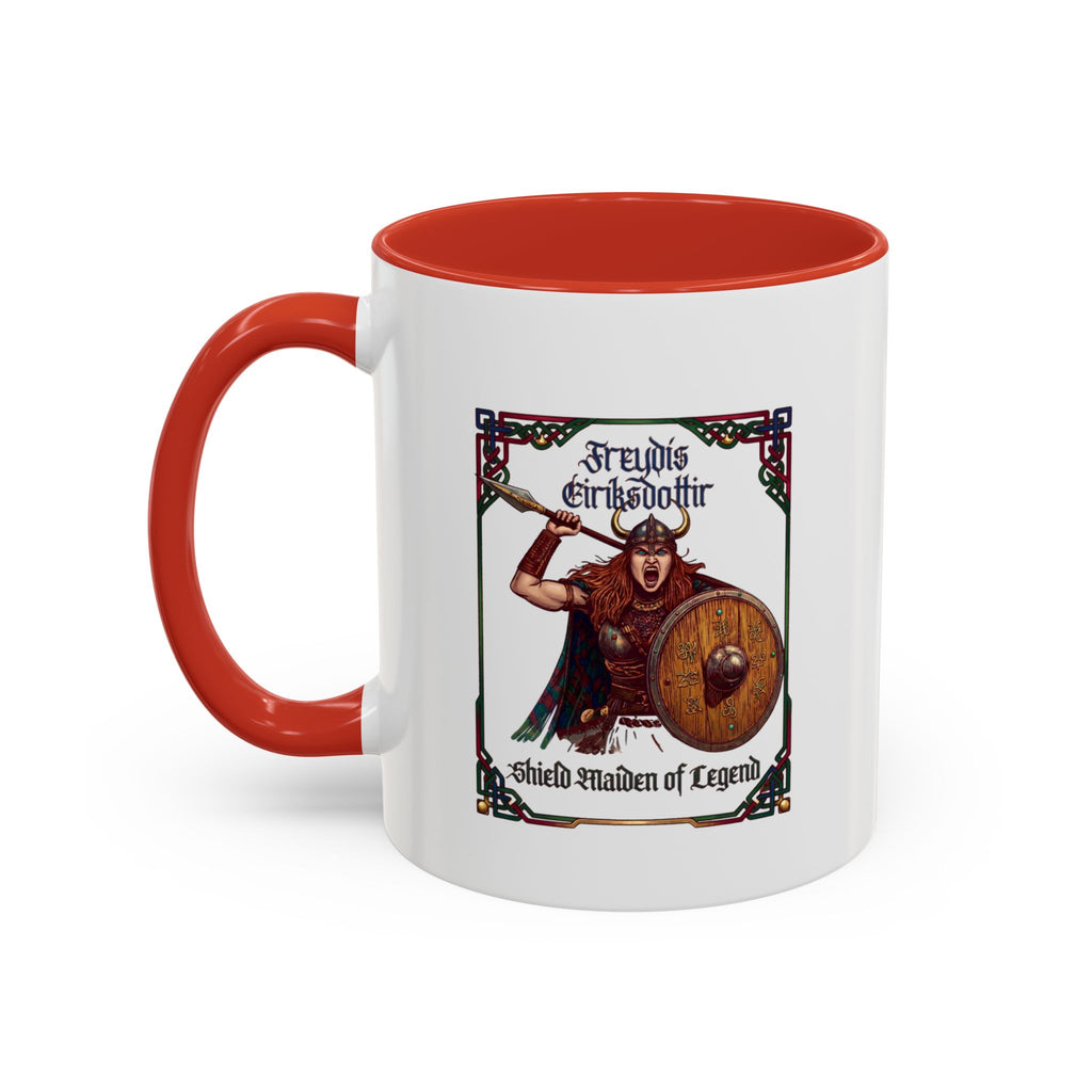 Freydís Eiríksdóttir Shield Maiden Coffee Mug | Viking Norse History Gift – 11oz