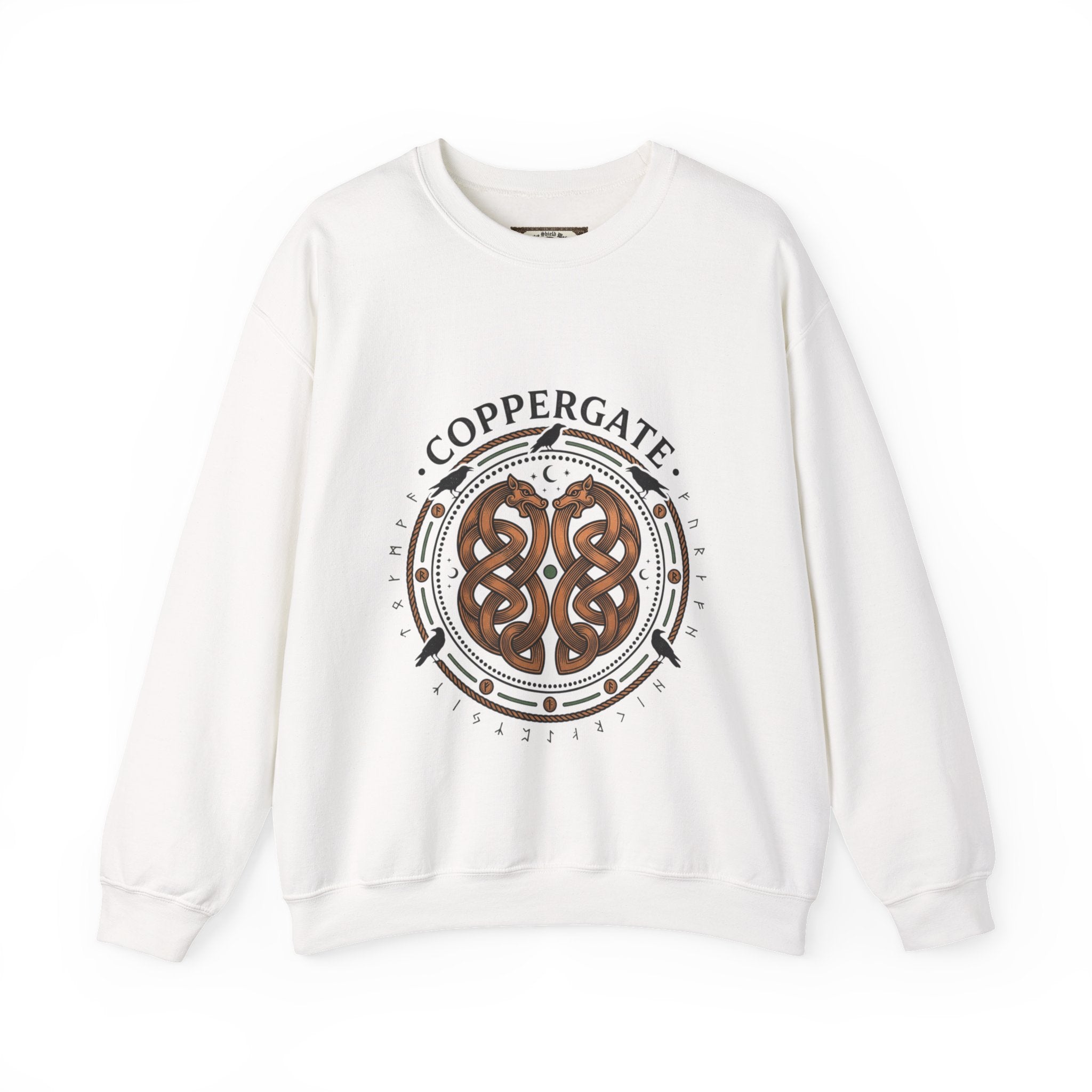 Coppergate Knotwork Sweatshirt | Unisex Anglo-Saxon Heritage Crewneck