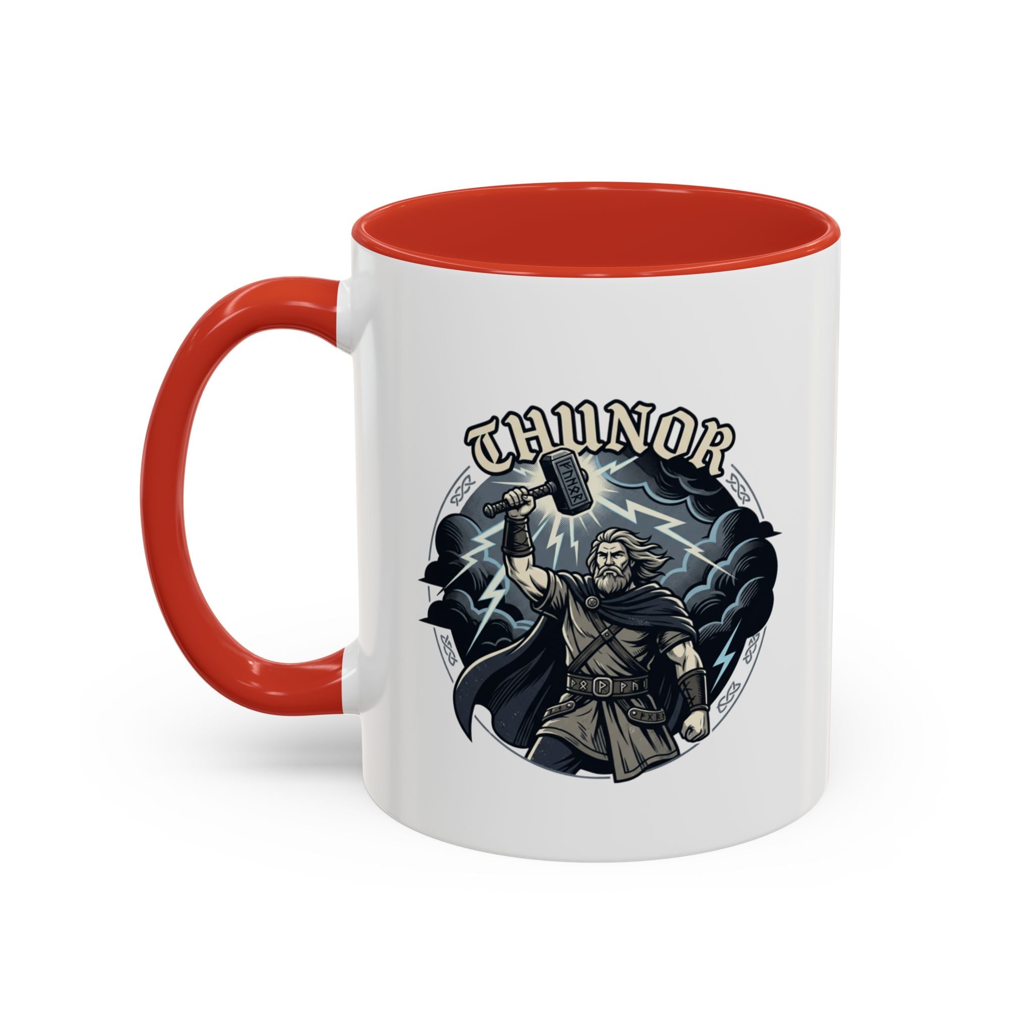 Thunor Coffee Mug — Anglo-Saxon God of Thunder Accent Mug | The Shield Wall