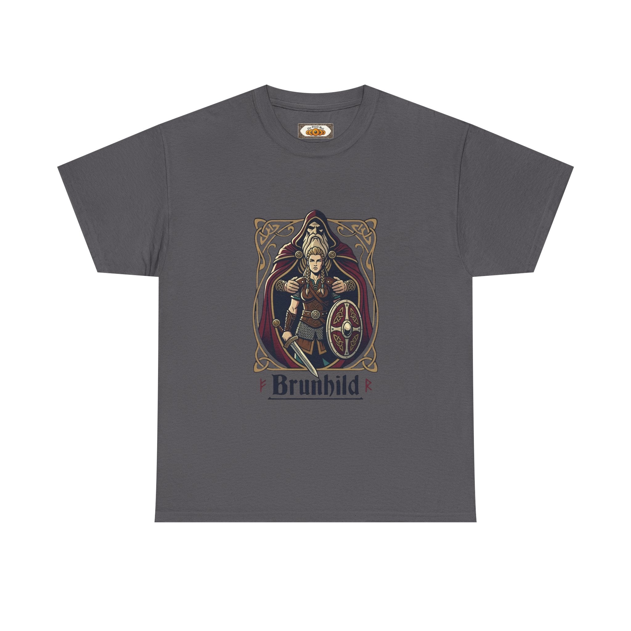 Brunhild Shield Maiden T-Shirt | Unisex Adults | Viking Warrior & Norse Mythology | The Shield Wall