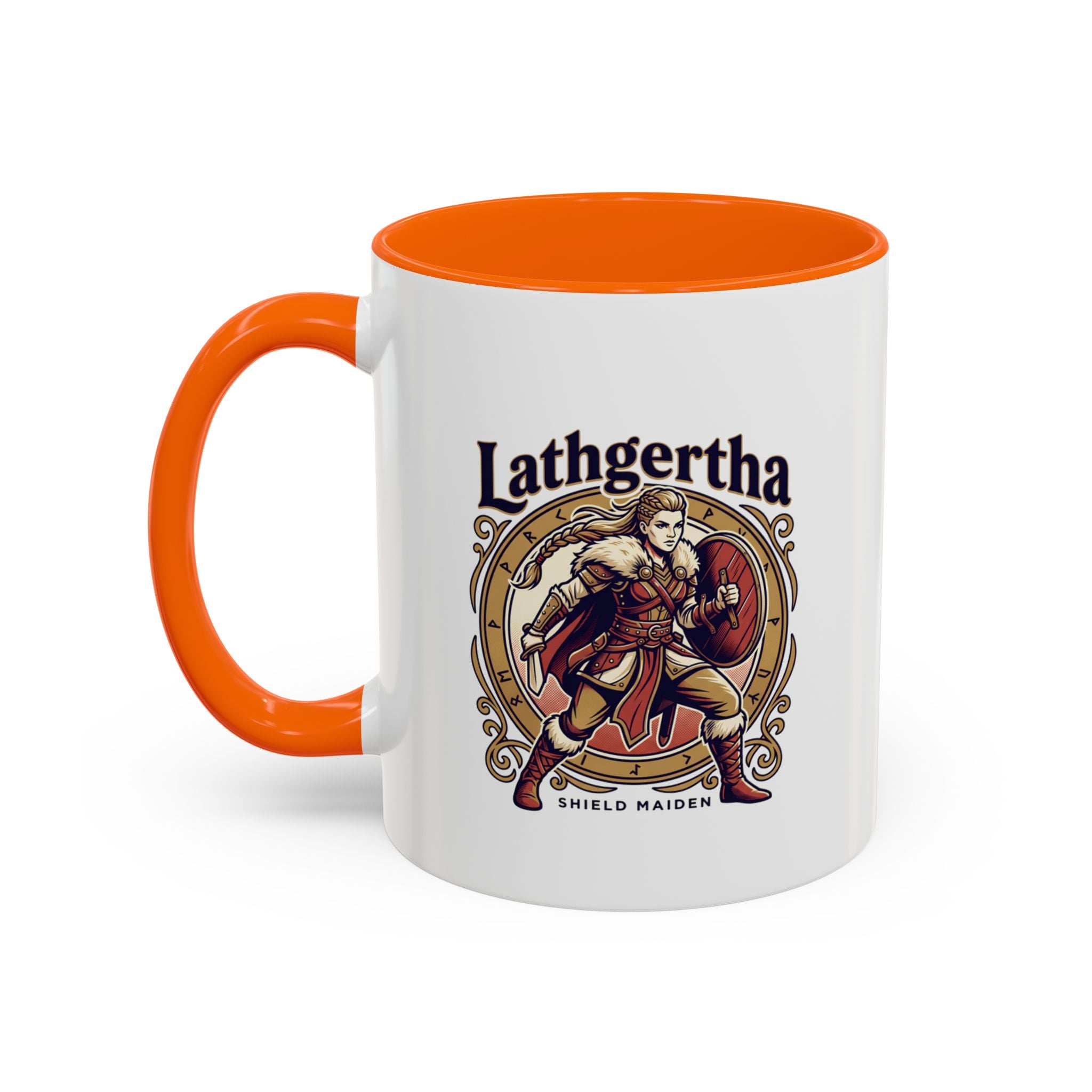 Viking Shield Maiden Mug — Lathgertha Ceramic Coffee Mug | The Shield Wall